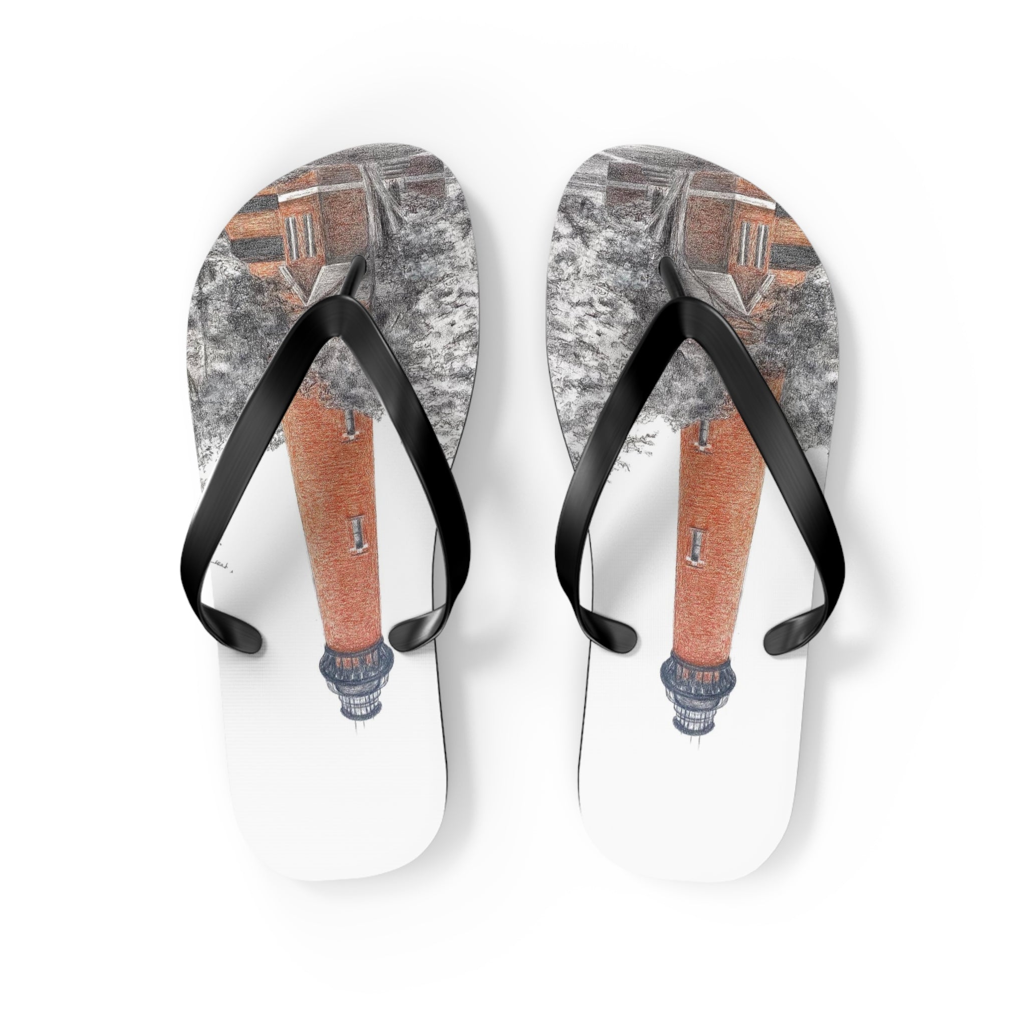 Universal Flip Flops OBX Currituck Lighthouse