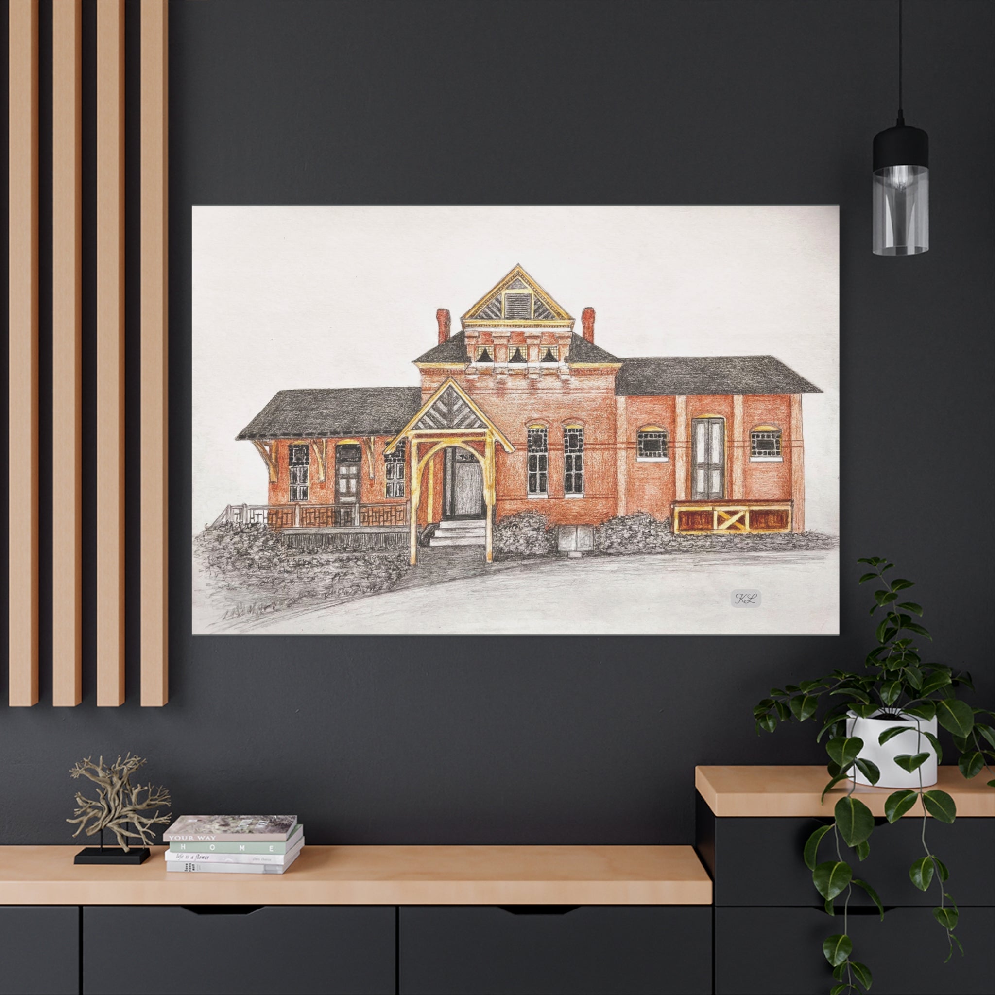 Sykesville Station Canvas Wall Art