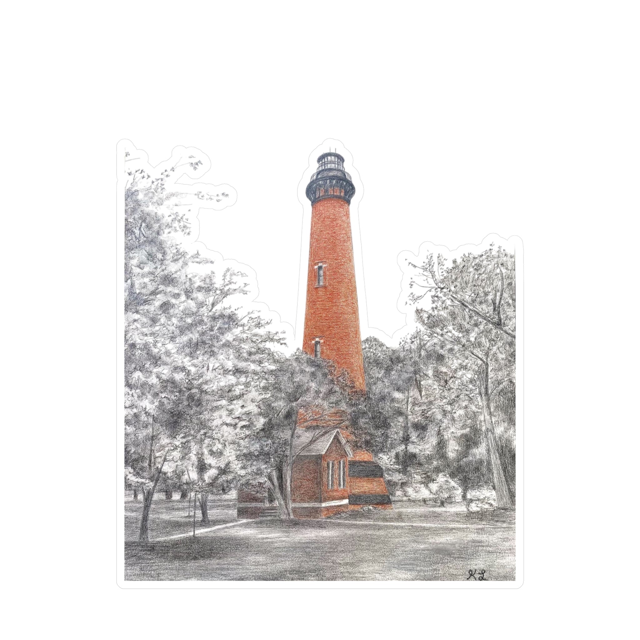 Currituck Lighthouse Vinyl Decals