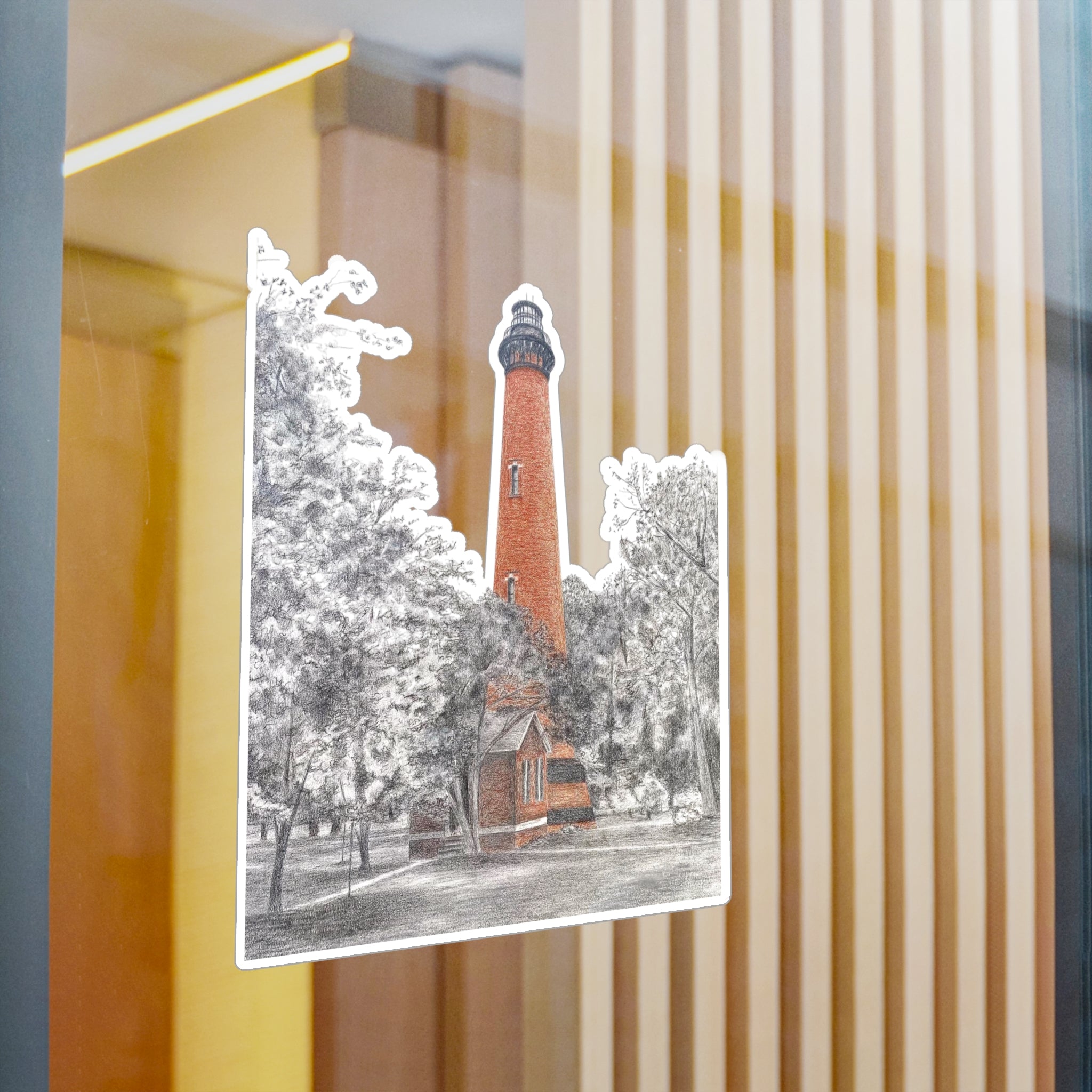 Currituck Lighthouse Vinyl Decals