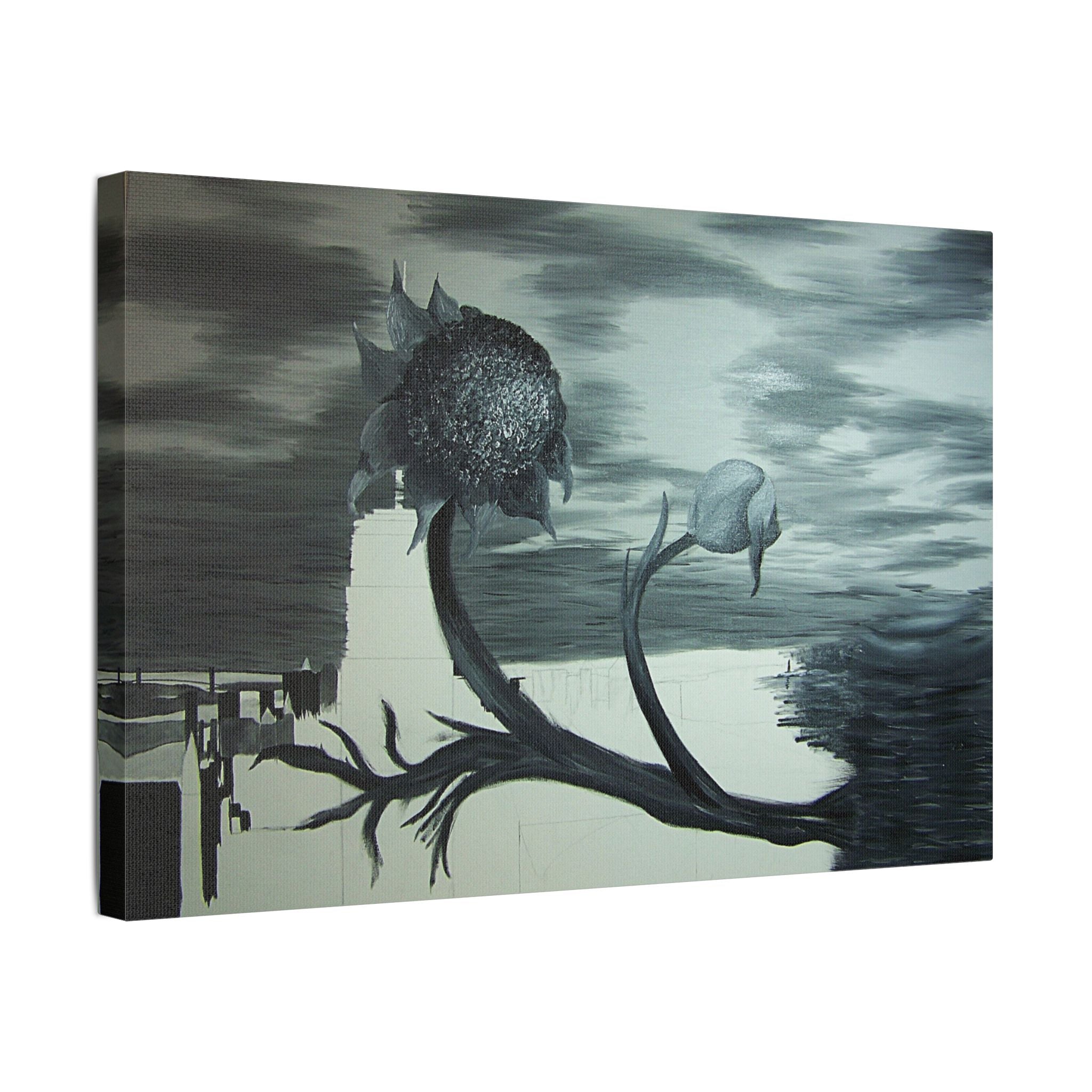 Tri- State Flower Canvas wall art