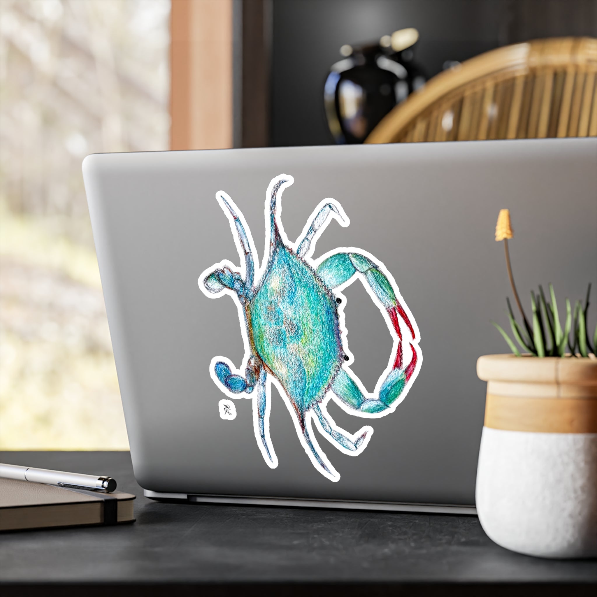 Blue Crab Vinyl Decals