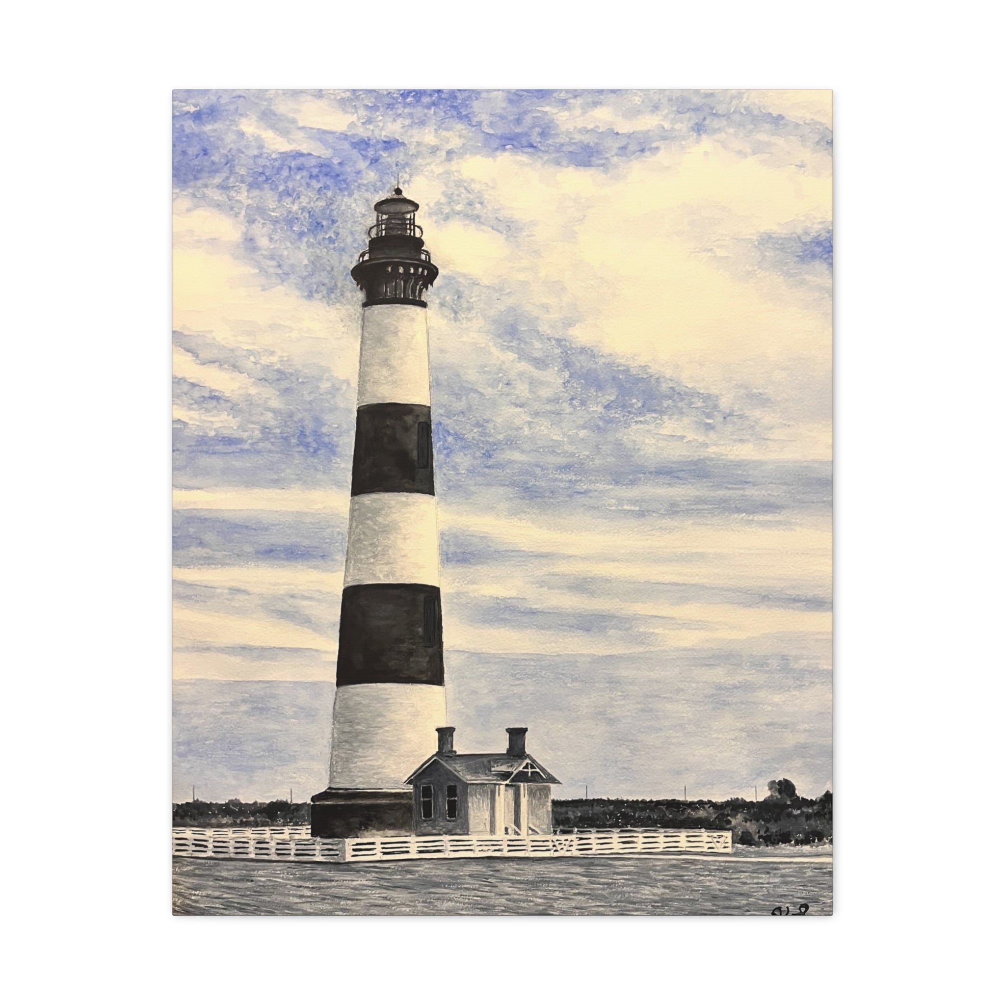 Bodie Island Lighthouse Canvas Gallery Wraps