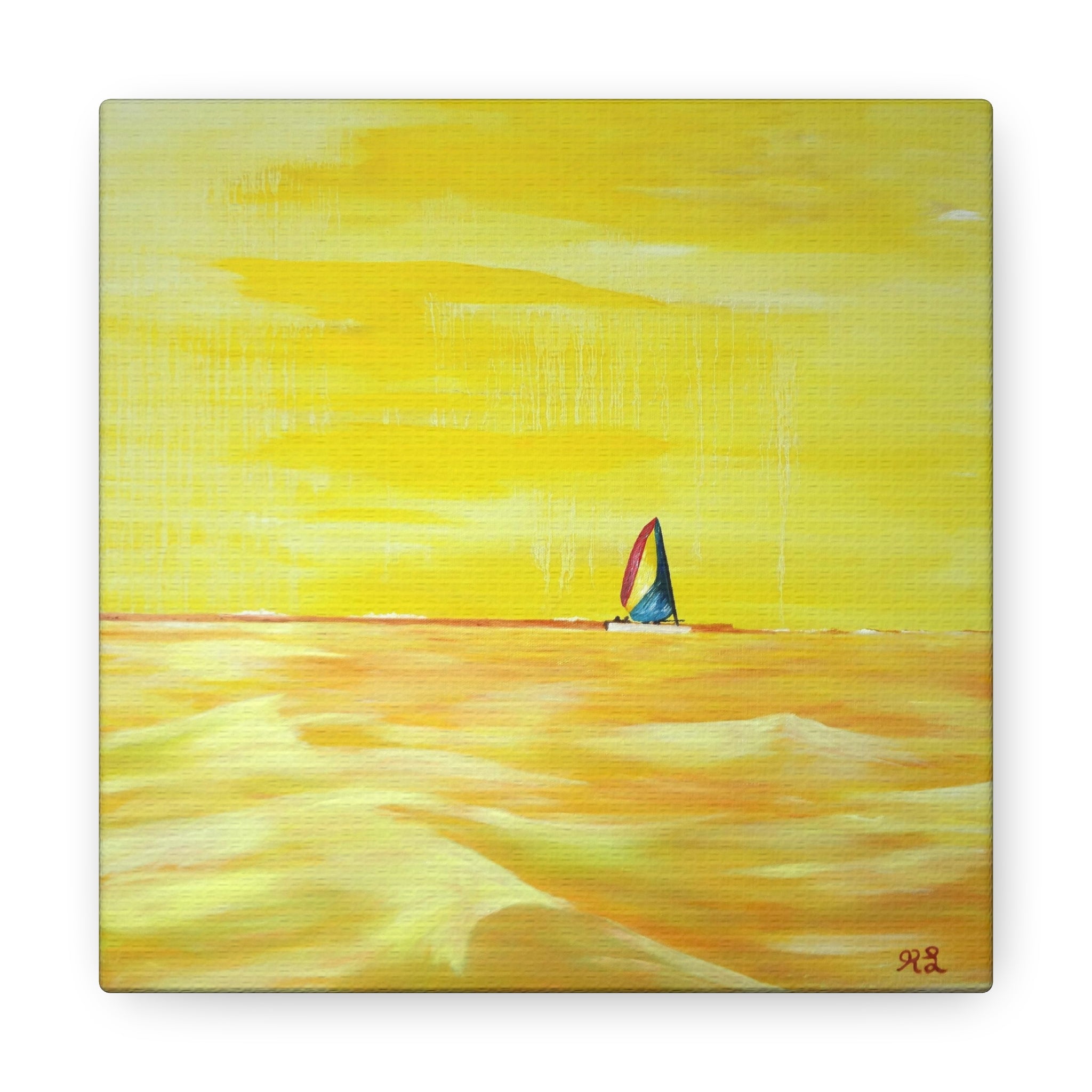 Somewhat Dominican hand painted oil painting Canvas Gallery Wraps