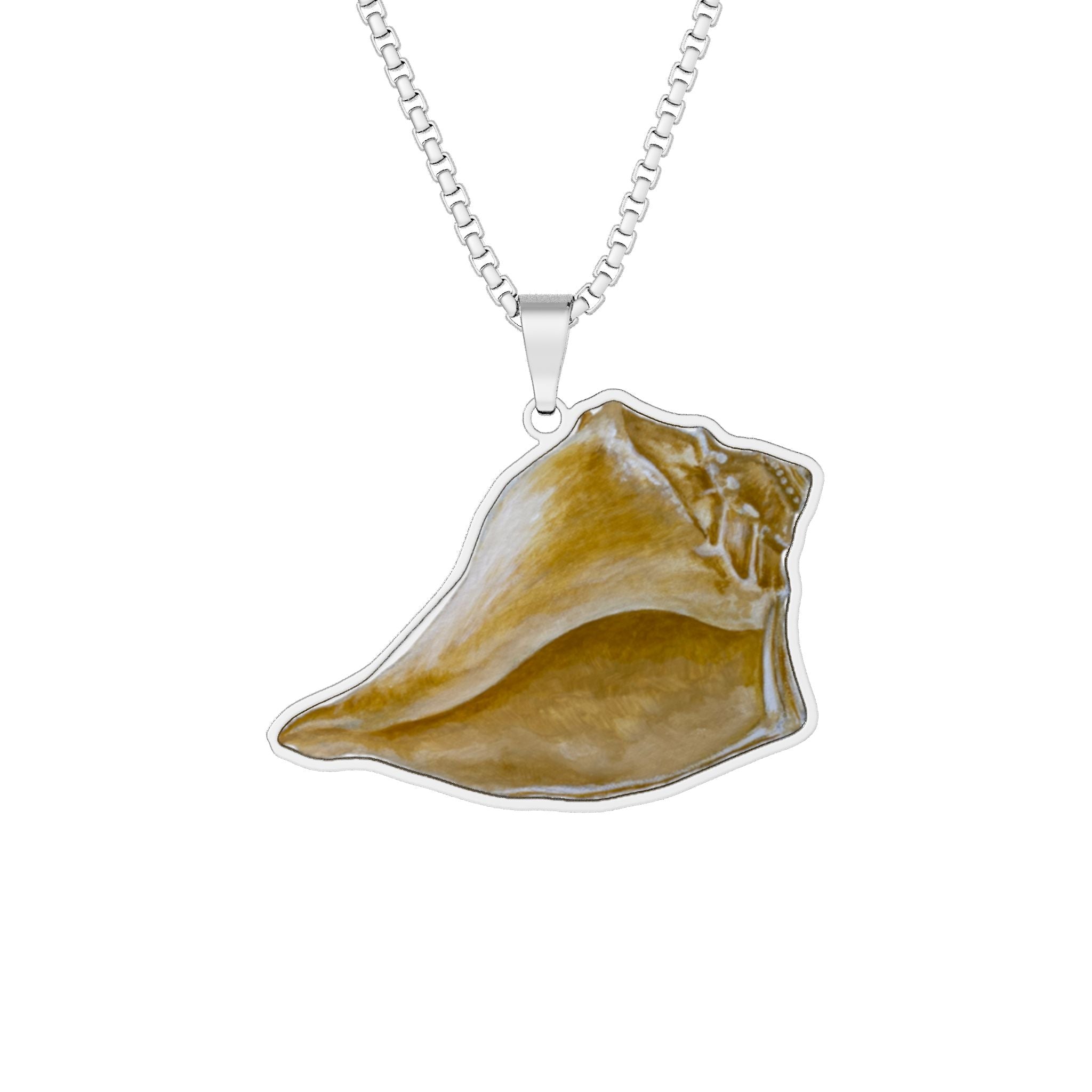 Welk Shell Pendant Necklace sterling silver
