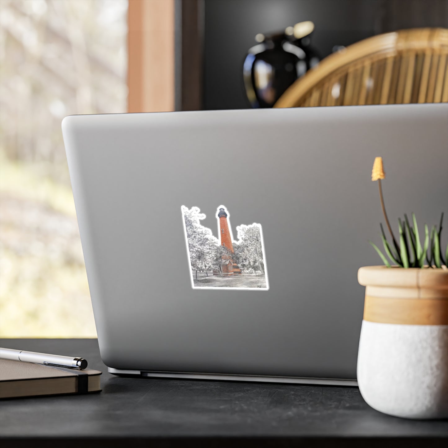 Currituck Lighthouse Vinyl Decals