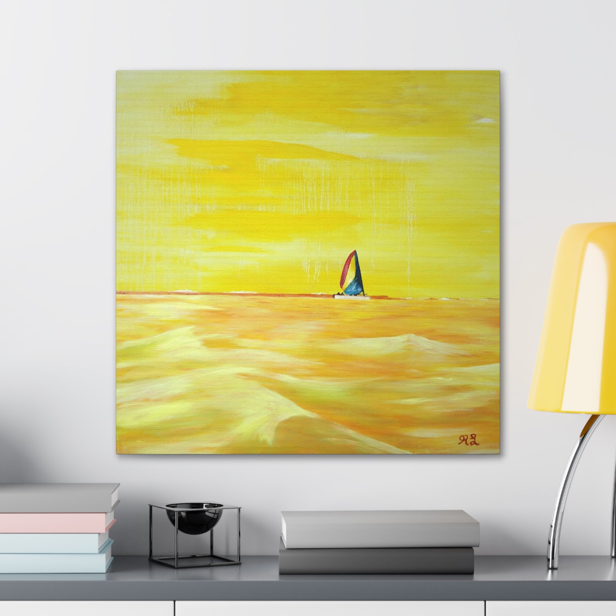 Somewhat Dominican hand painted oil painting Canvas Gallery Wraps