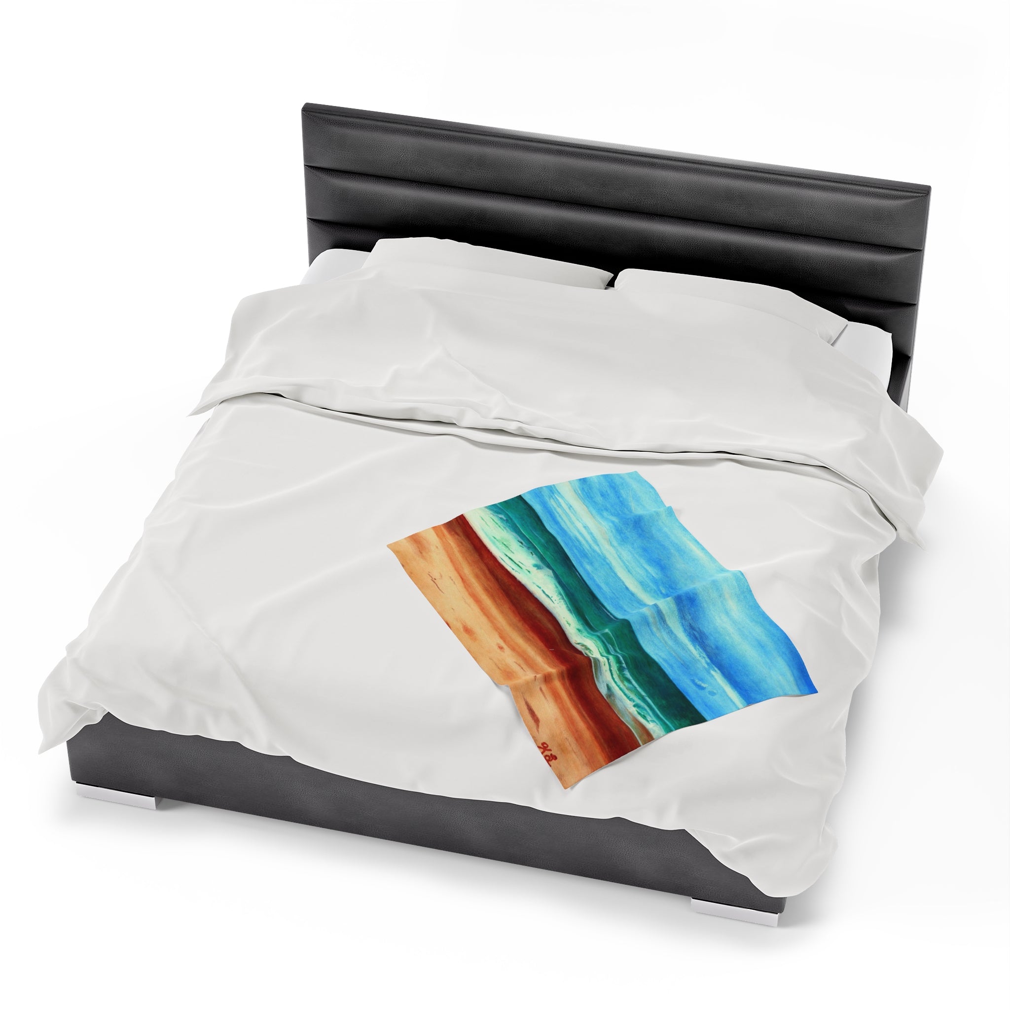 E Dogwood Beach Access Velveteen Plush Blanket