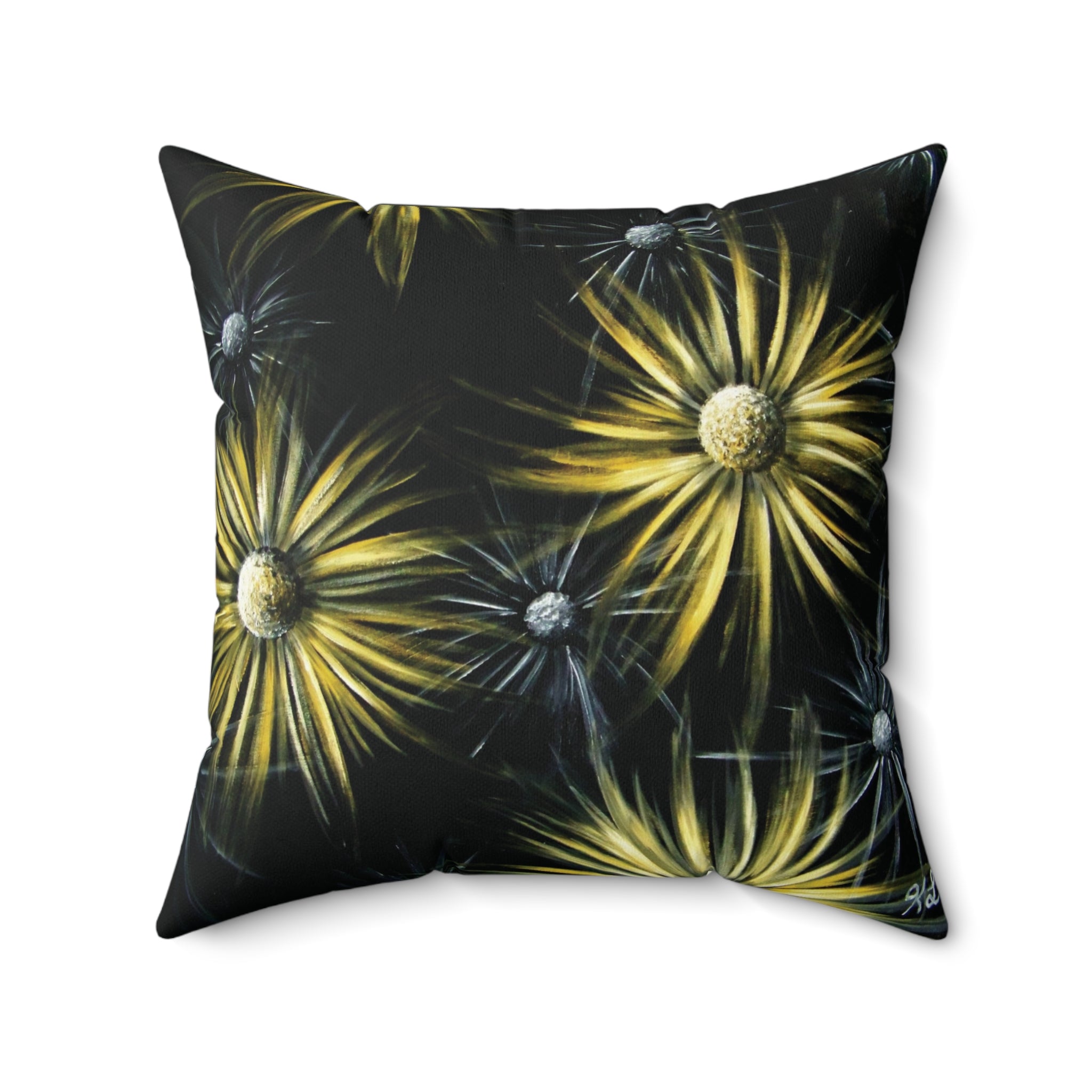 Whispering stars Square Pillow
