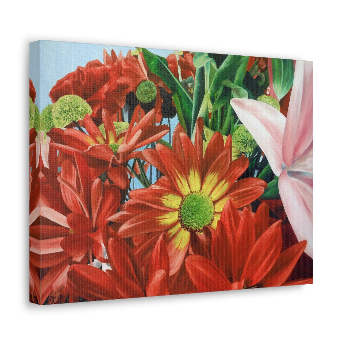 Gallery Print of the Original Oil Painting "Bunch Of Flowers"