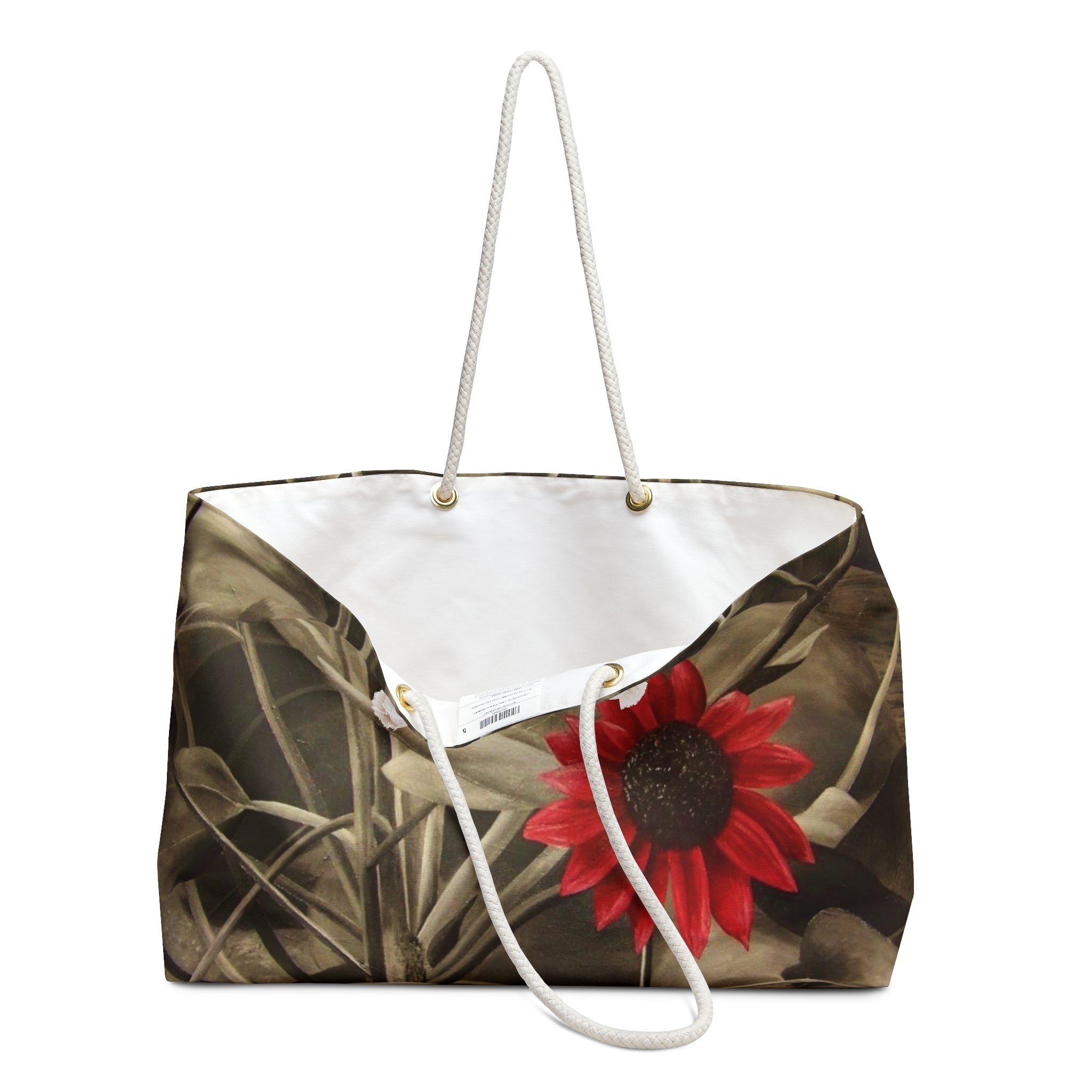 The Red Flower Weekender Bag