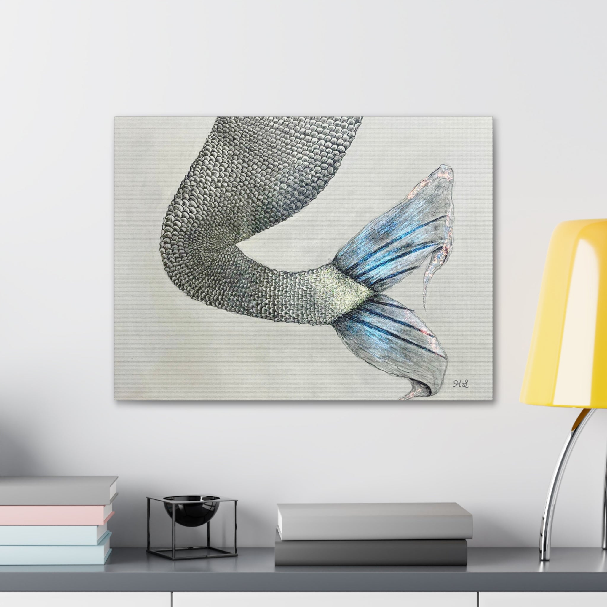 Mermaid #1 second Edition Canvas Gallery Wraps