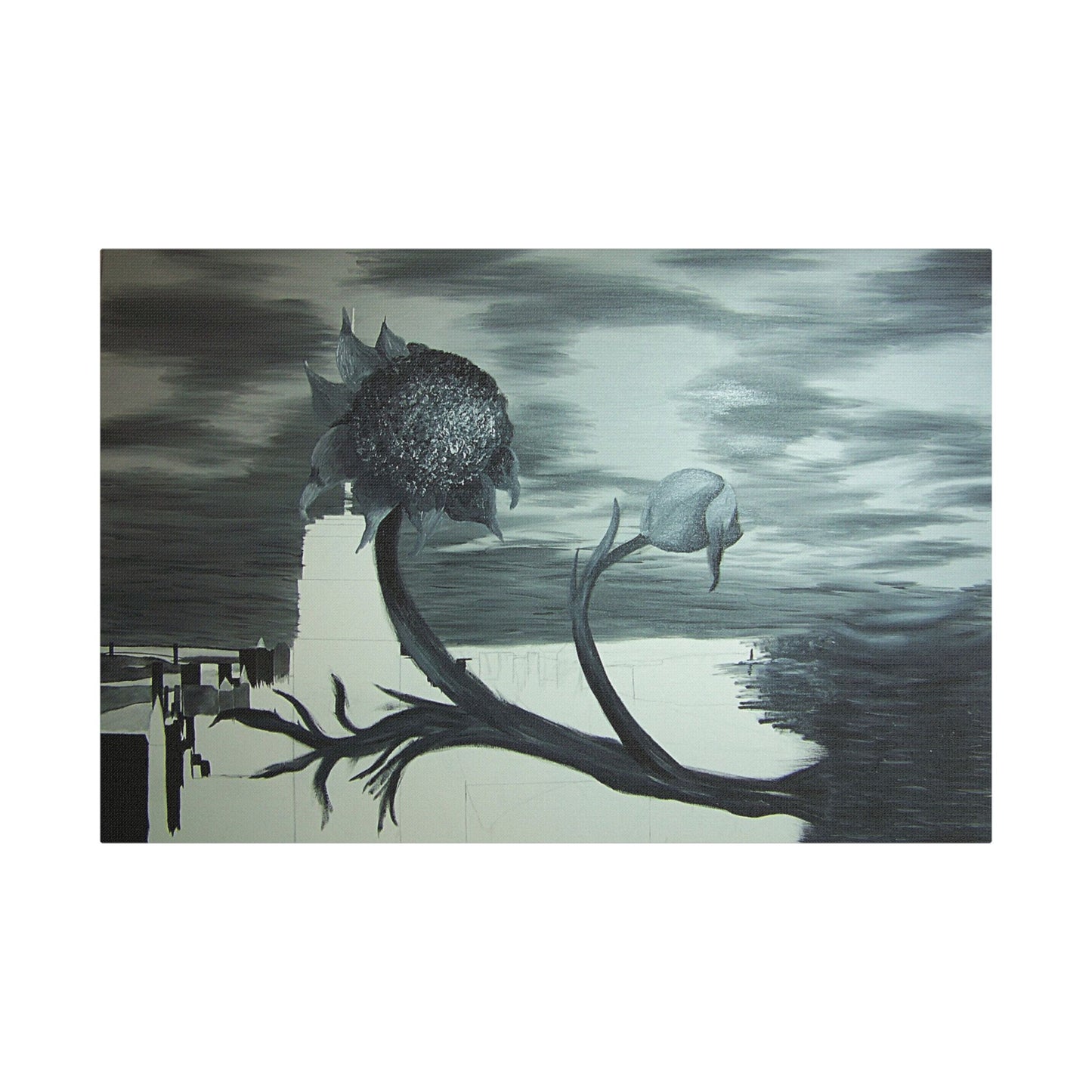 Copy of Tri- State Flower Canvas wall art