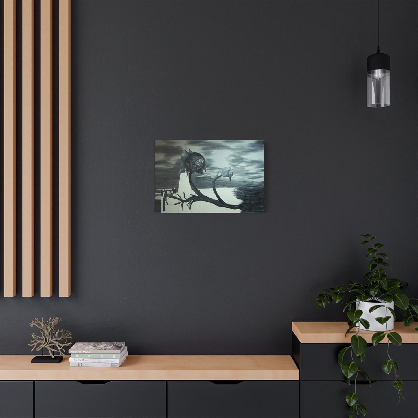 Copy of Tri- State Flower Canvas wall art