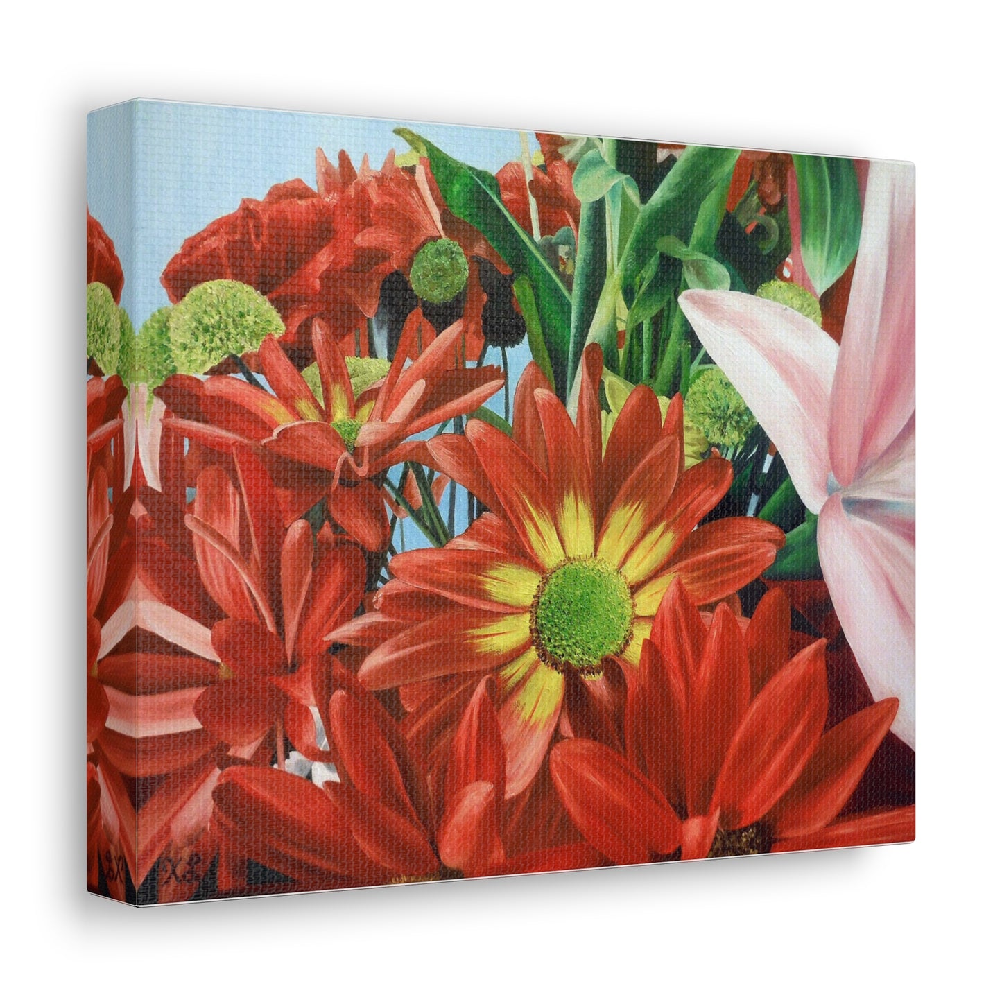 Gallery Print of the Original Oil Painting "Bunch Of Flowers"
