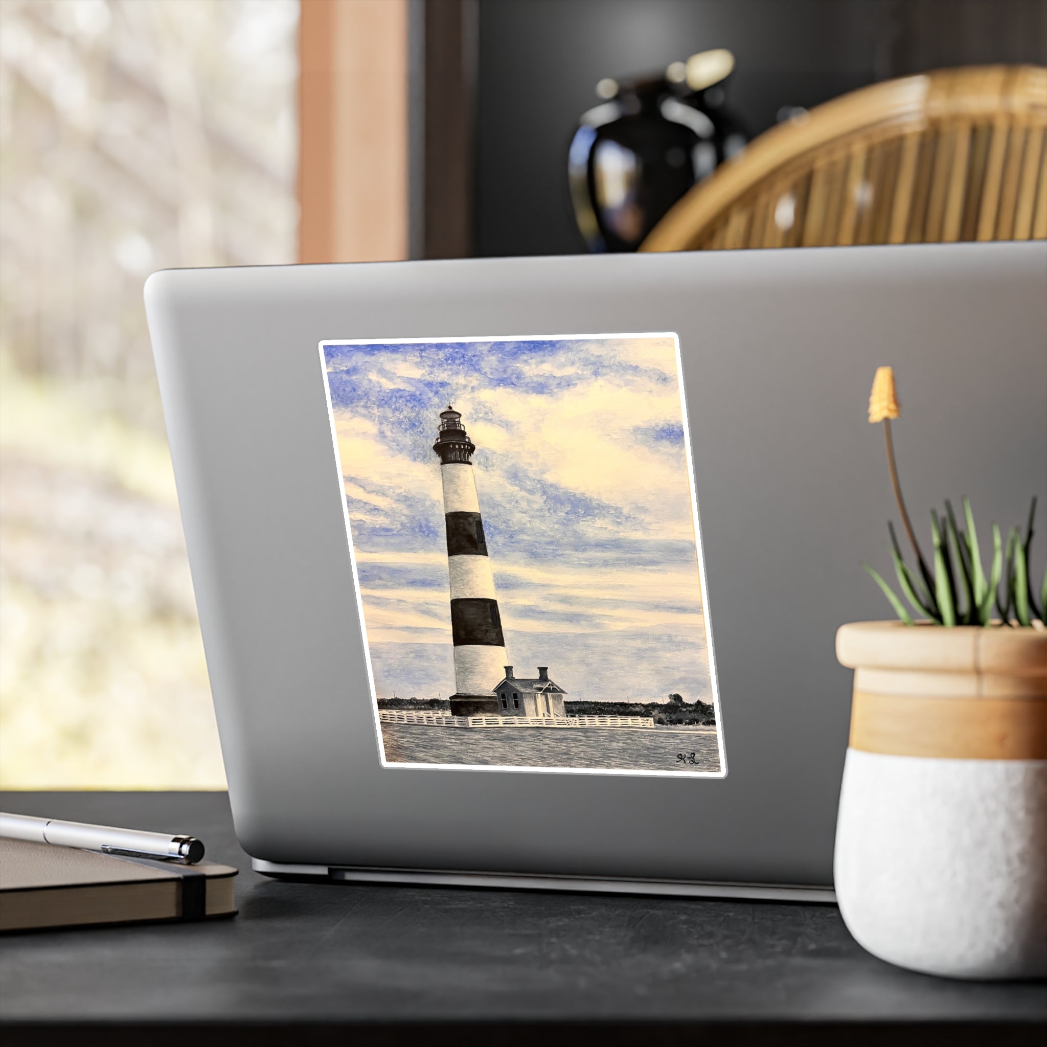 Bodie Island Lighthouse Kiss-Cut Vinyl Decals