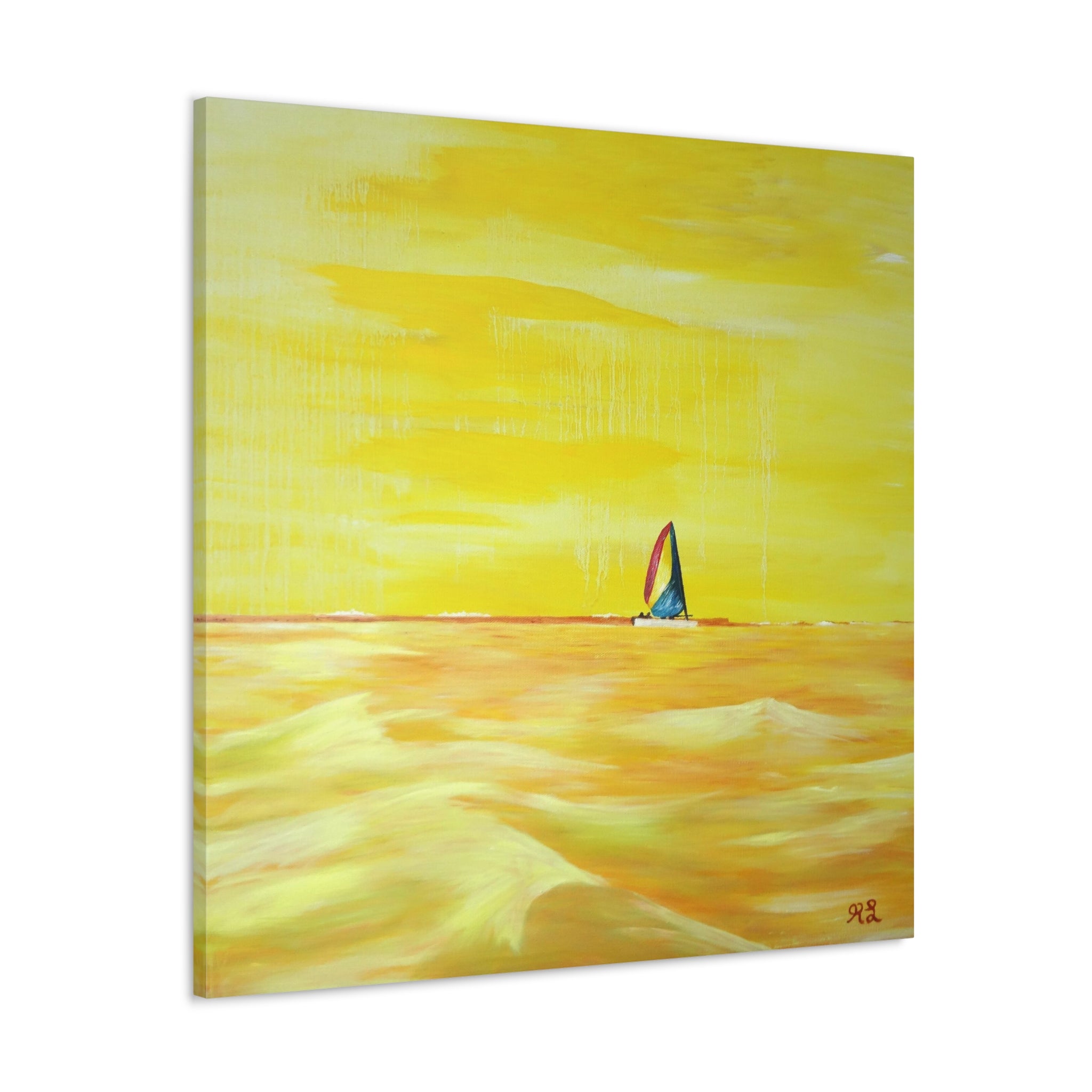 Somewhat Dominican hand painted oil painting Canvas Gallery Wraps