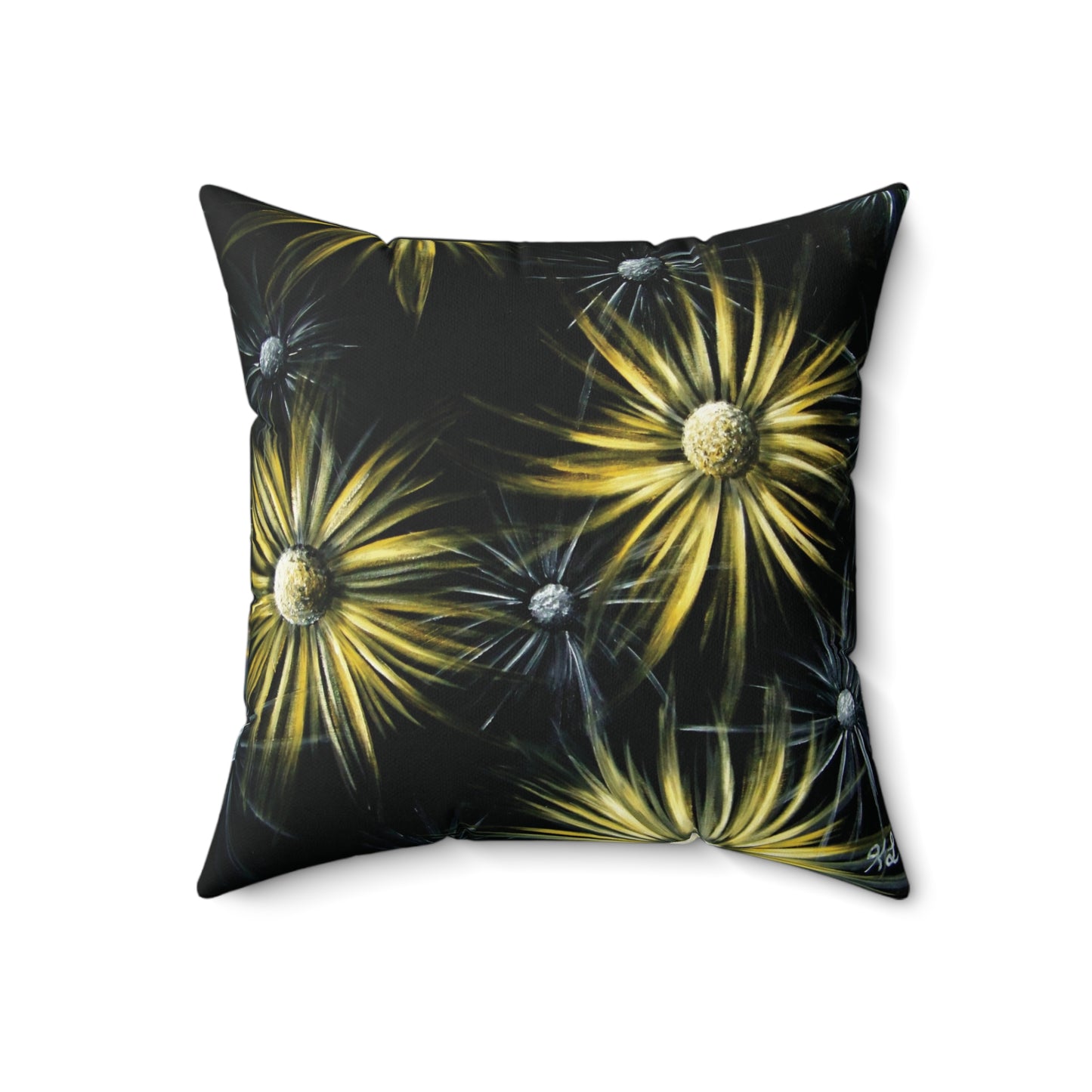 Whispering stars Square Pillow