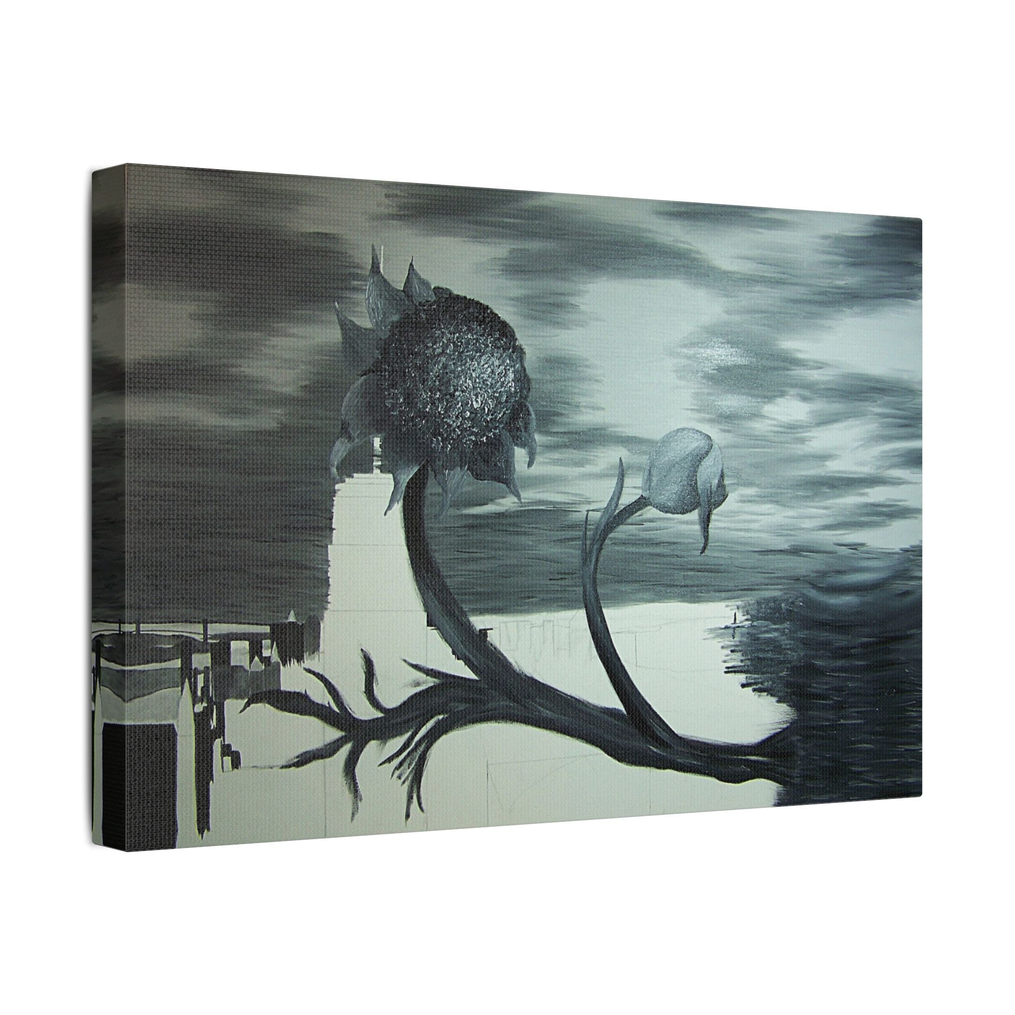 Tri- State Flower Canvas wall art