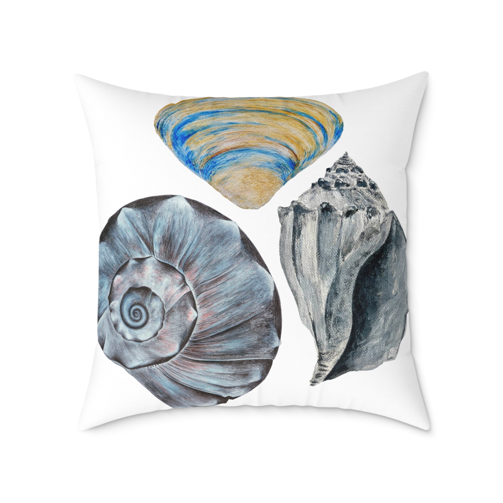 Welk Shell Square Canvas Pillow