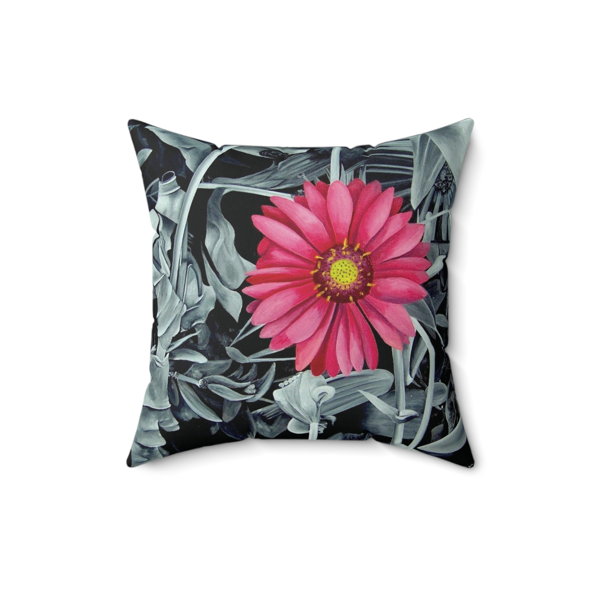 Growth Flower Square Pillow