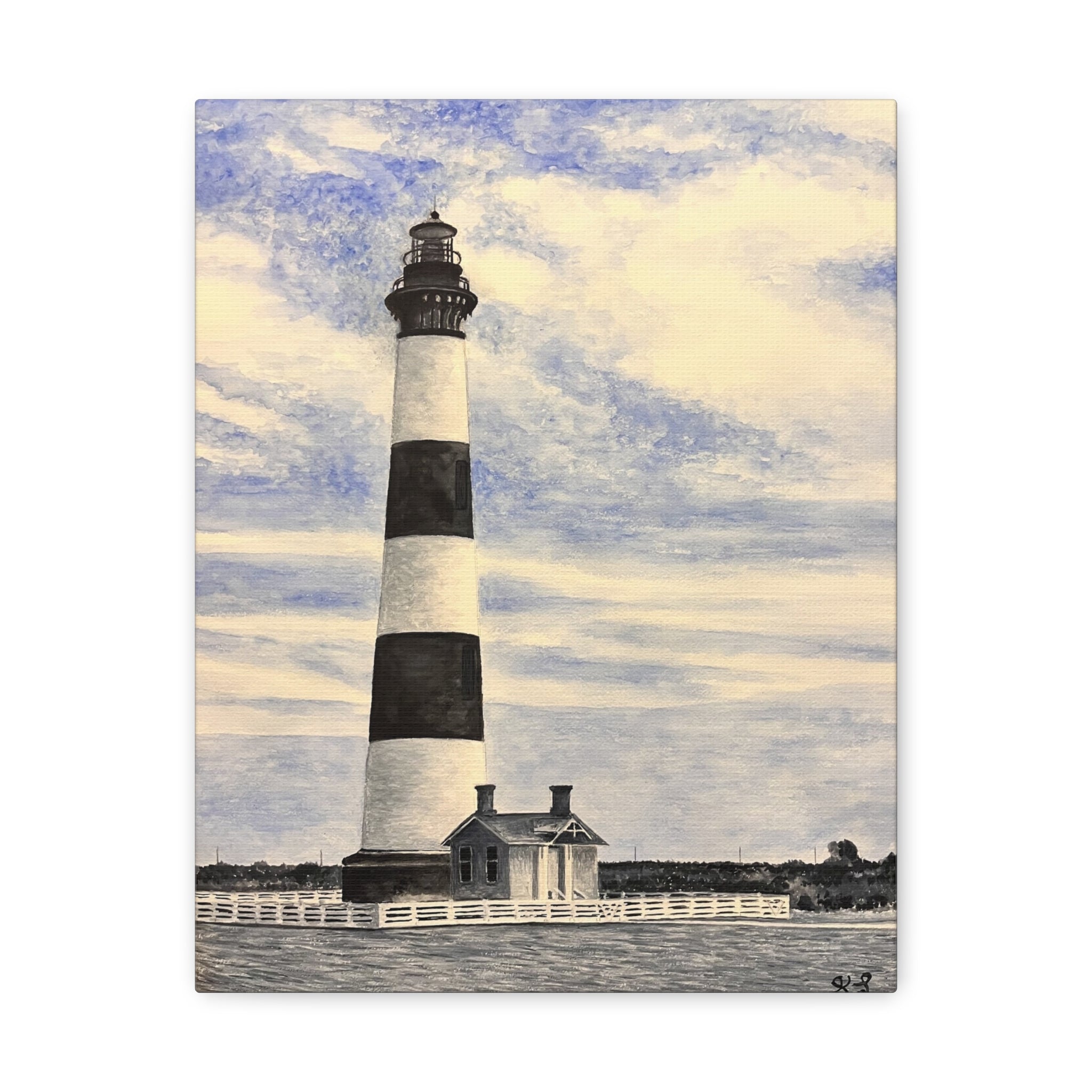 Bodie Island Lighthouse Canvas Gallery Wraps