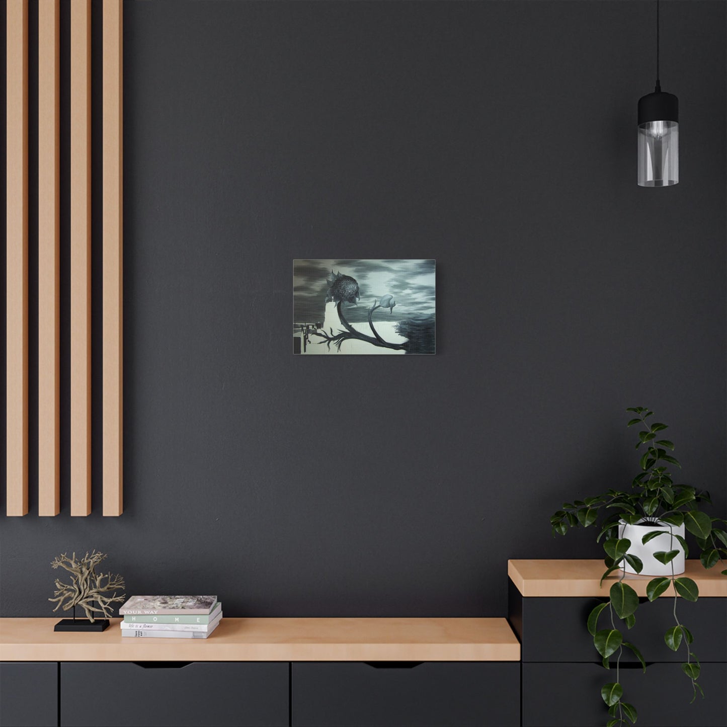 Copy of Tri- State Flower Canvas wall art