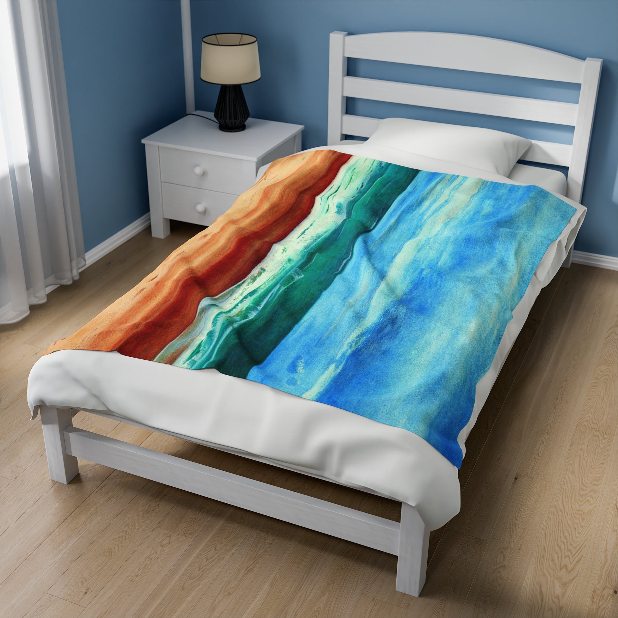 E Dogwood Beach Access Velveteen Plush Blanket