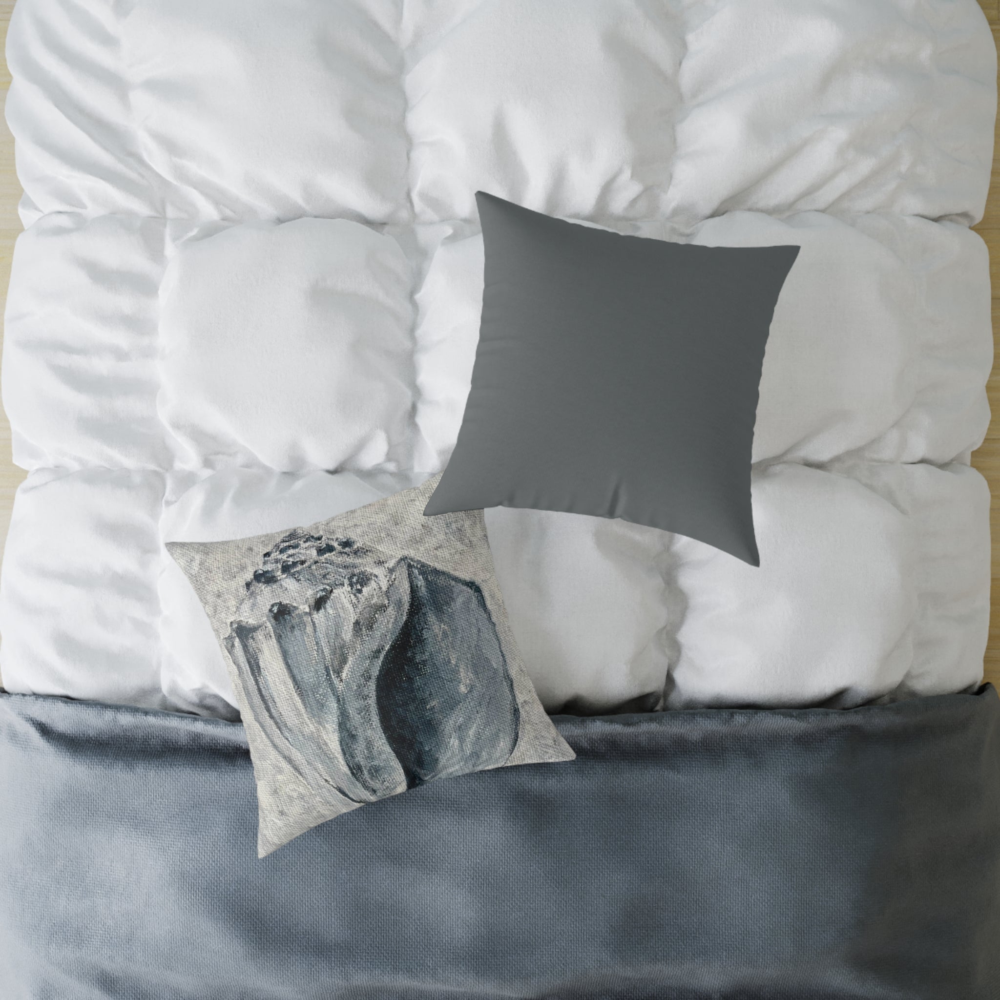 Welk Shell Square Canvas Pillow