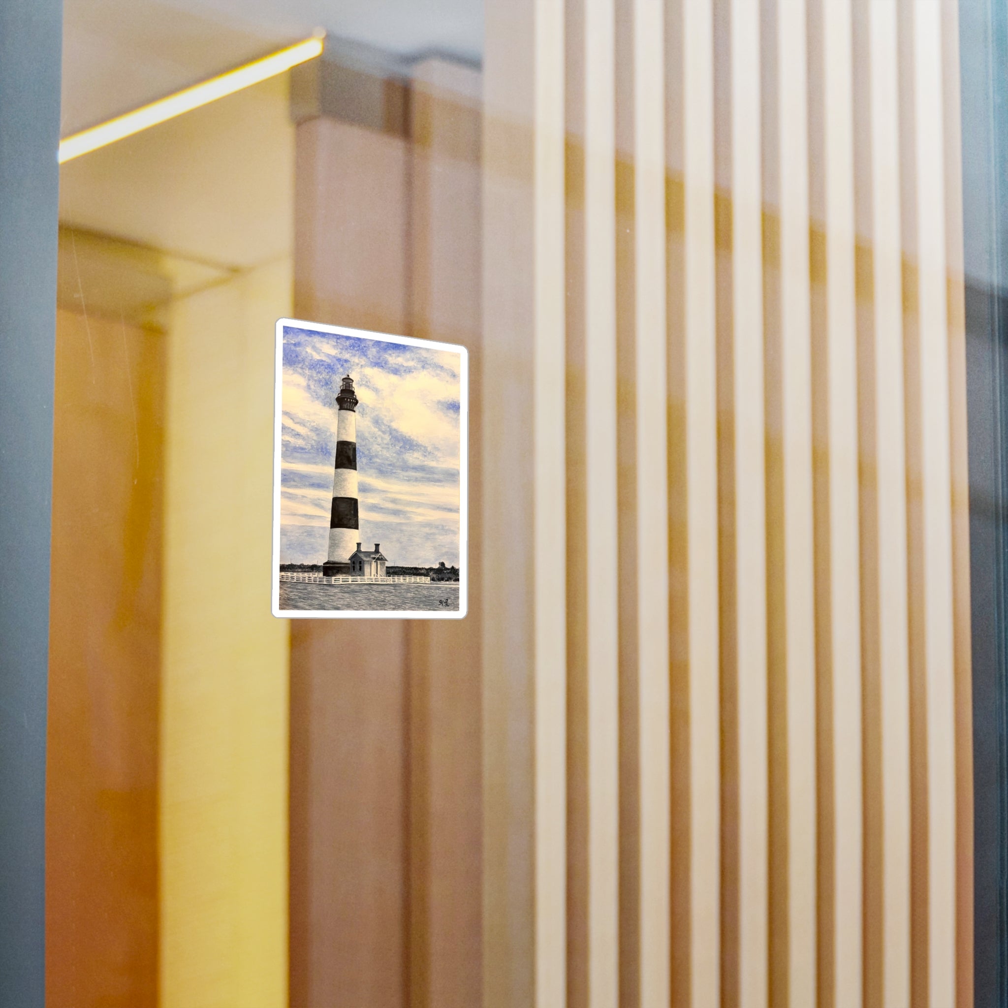 Bodie Island Lighthouse Kiss-Cut Vinyl Decals