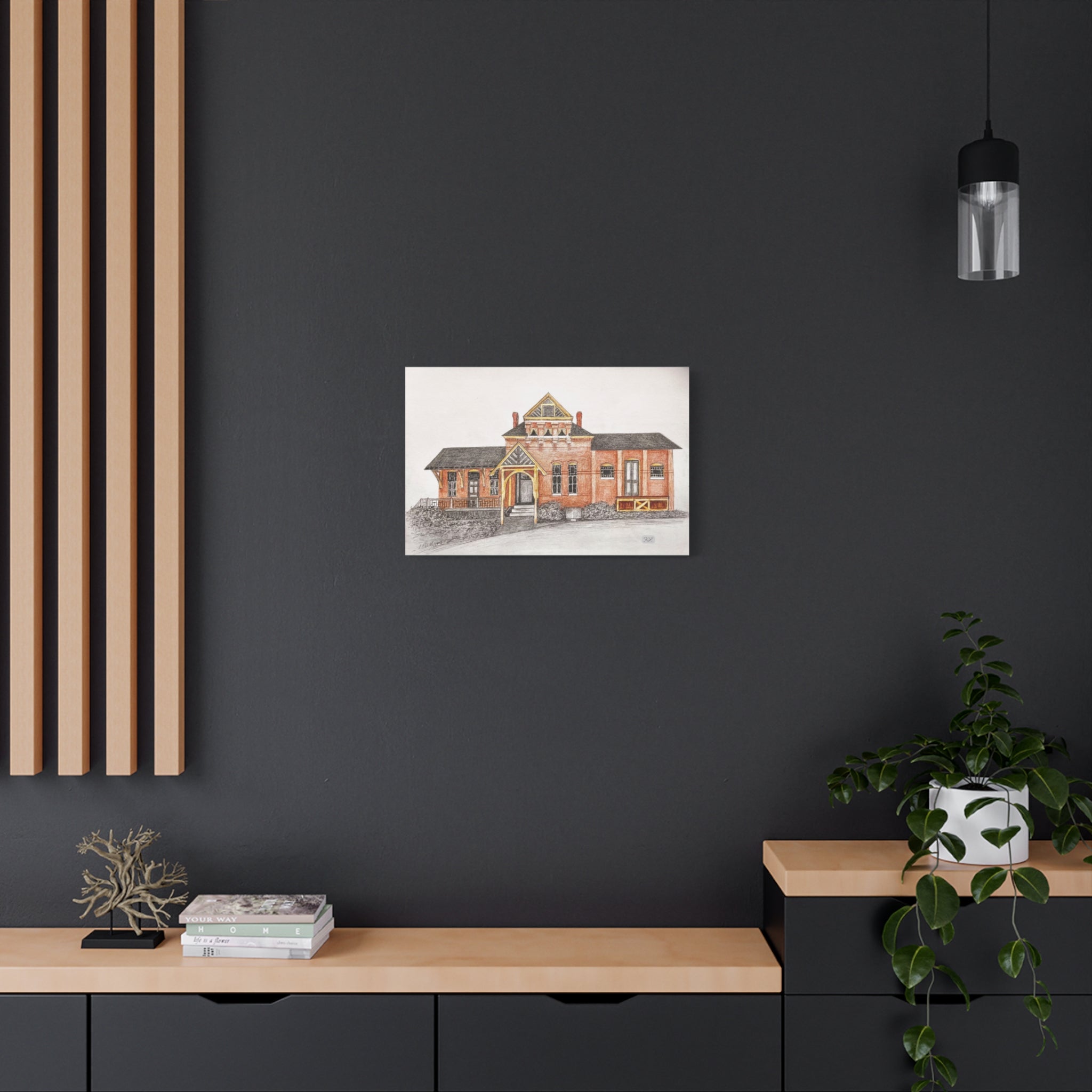 Sykesville Station Canvas Wall Art