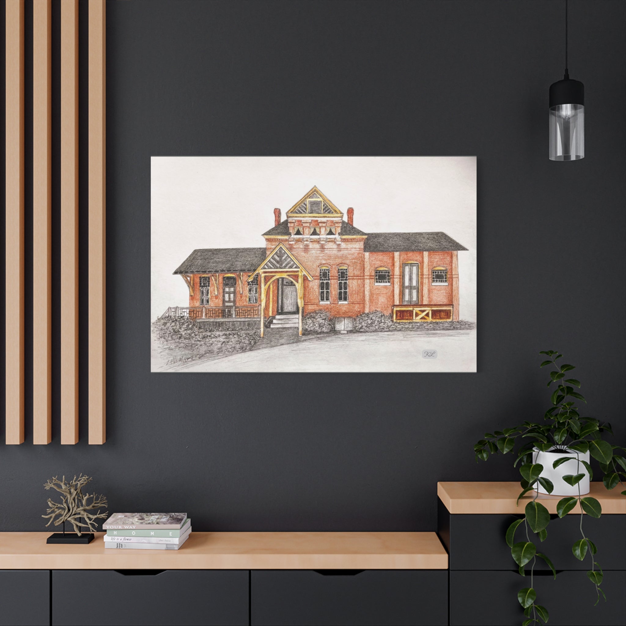 Sykesville Station Canvas Wall Art