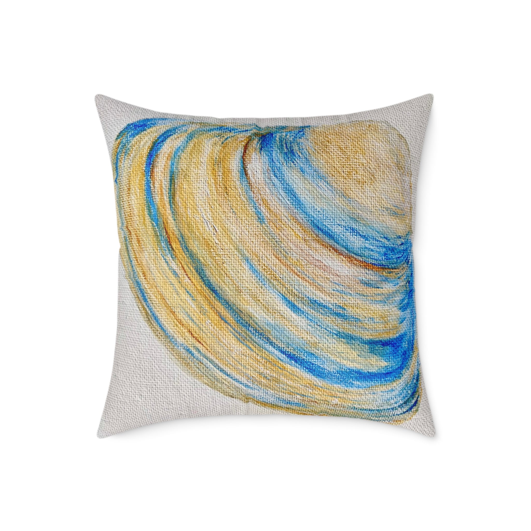 Clam Shell Square Canvas Pillow