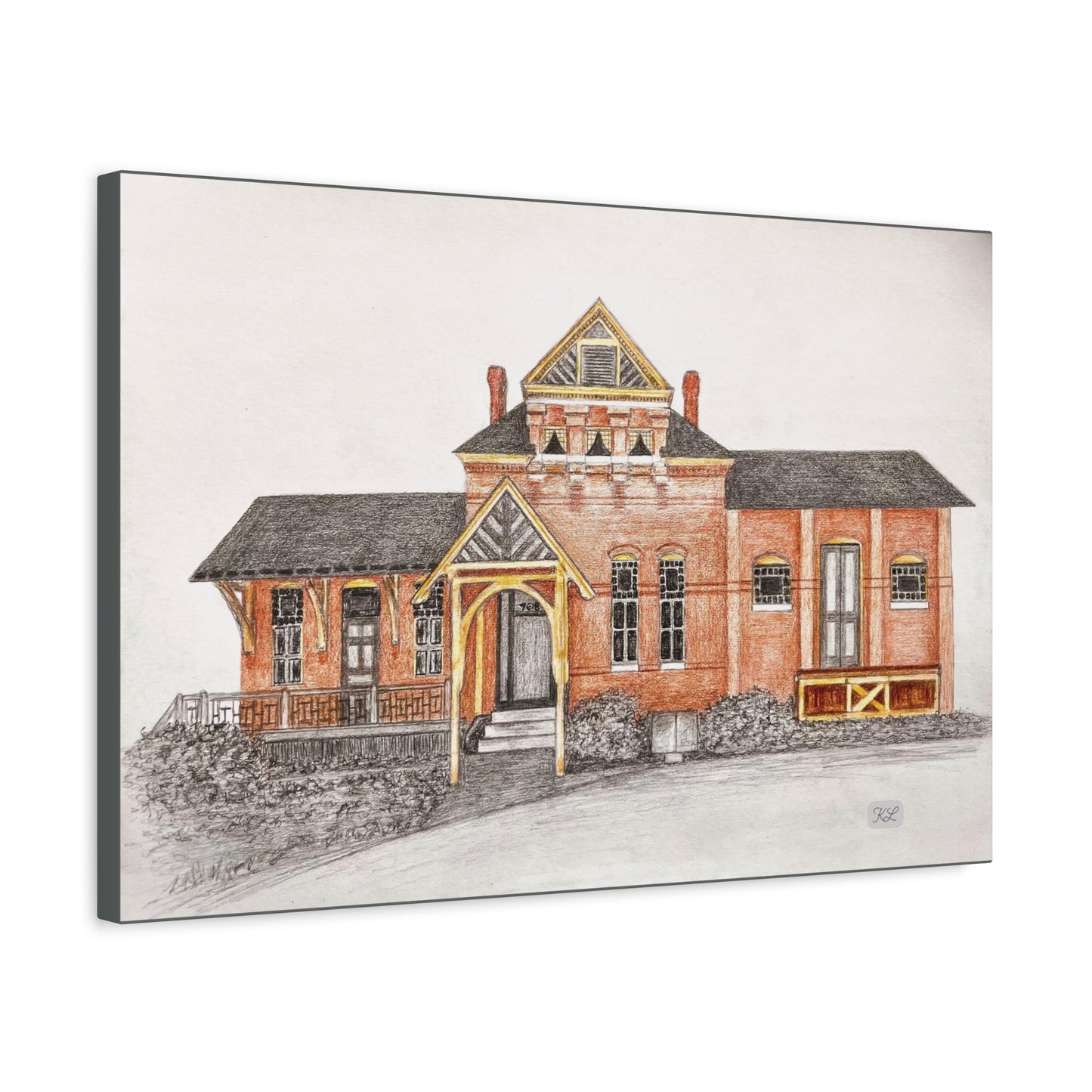 Sykesville Station Canvas Wall Art