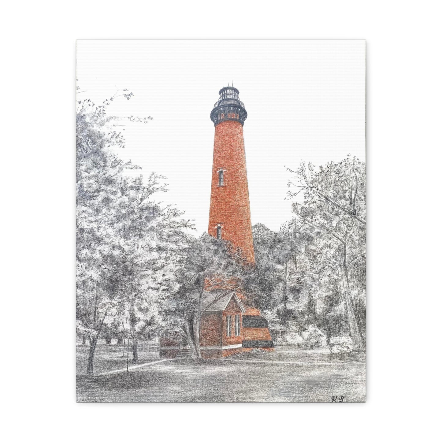 Currituck Lighthouse Canvas Gallery Wrap