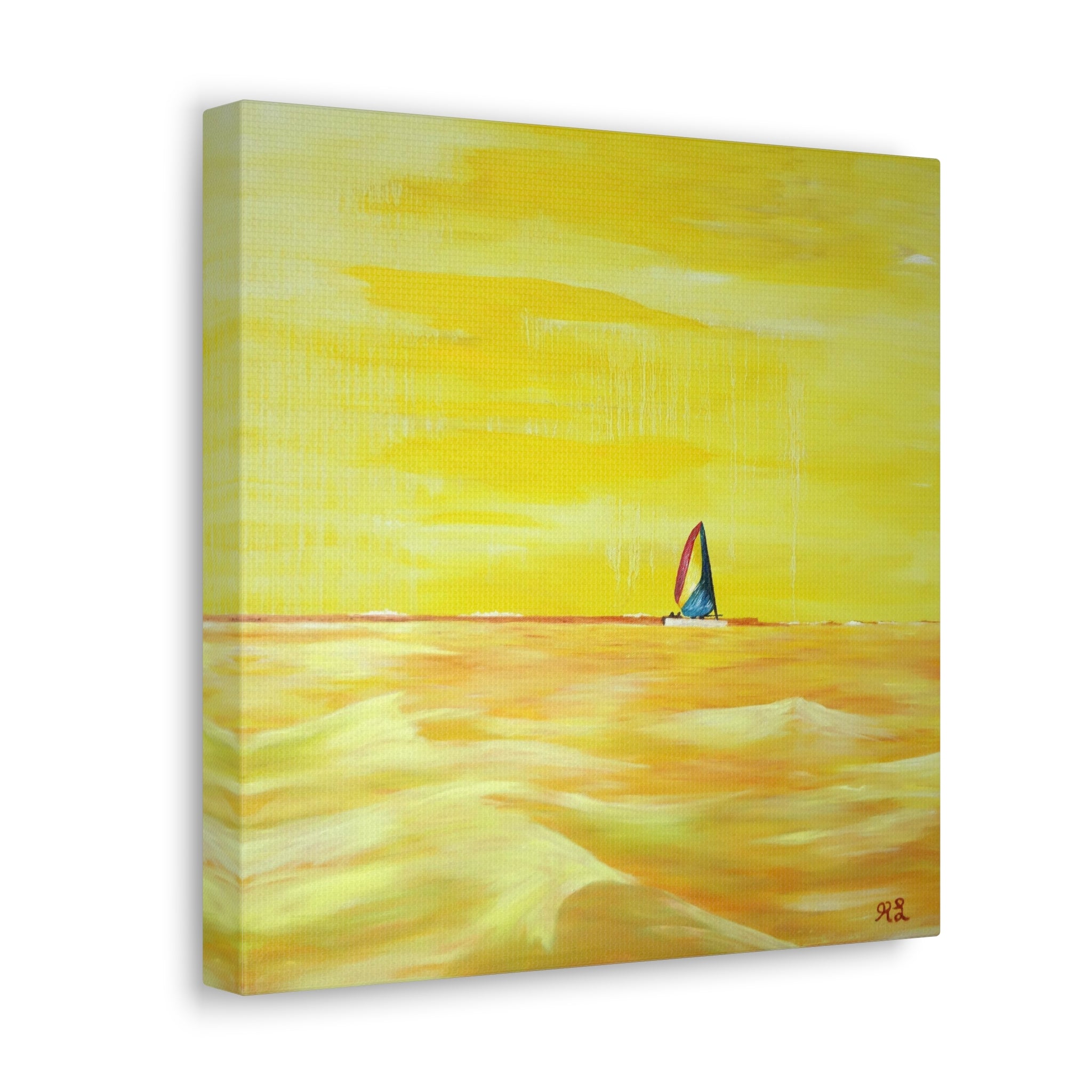 Somewhat Dominican hand painted oil painting Canvas Gallery Wraps