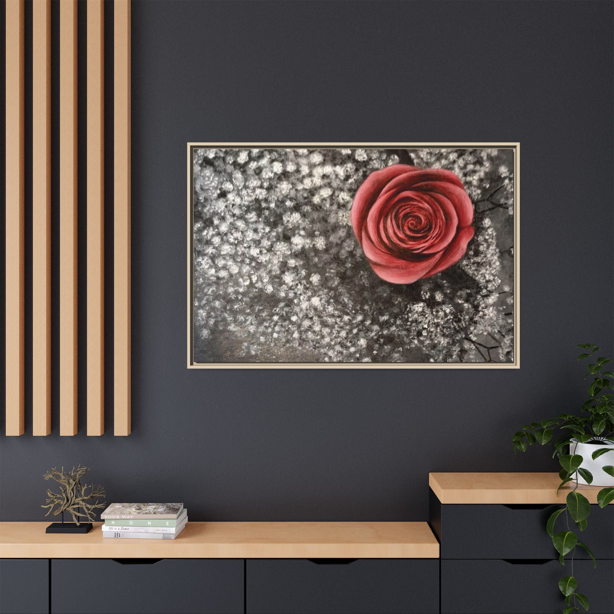 Artist Rose Wall Print