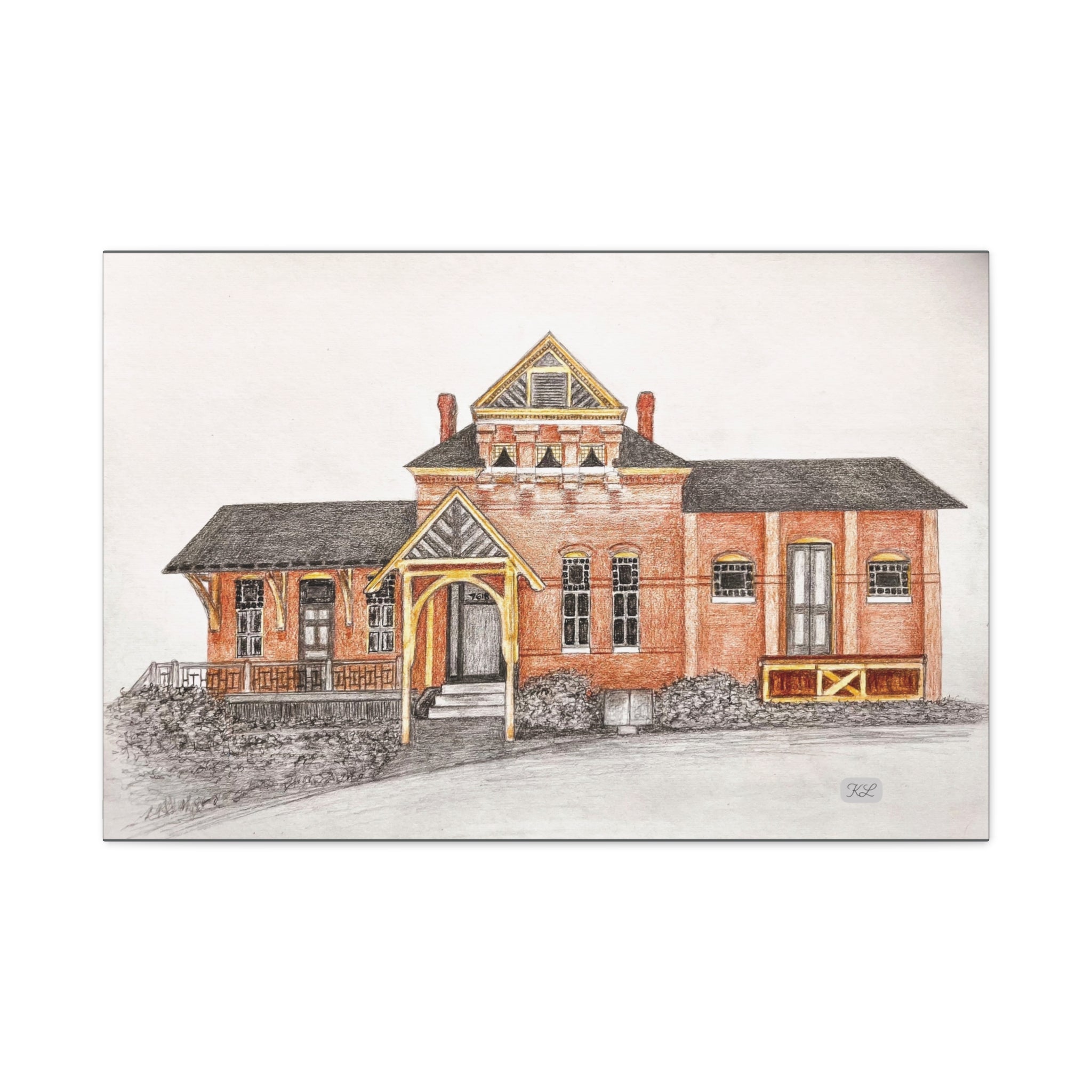Sykesville Station Canvas Wall Art
