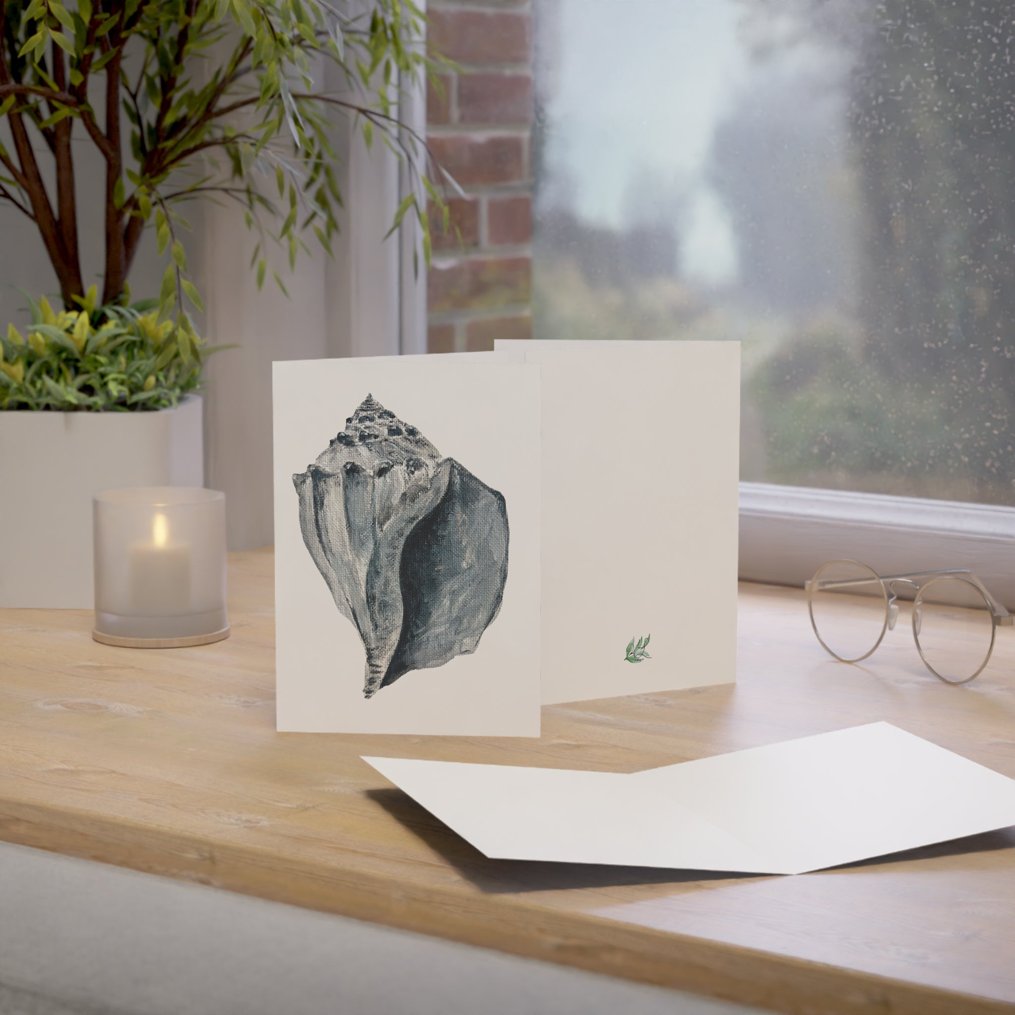 Sea Shell #2 Greeting Cards (1, 10, 30, and 50pcs)