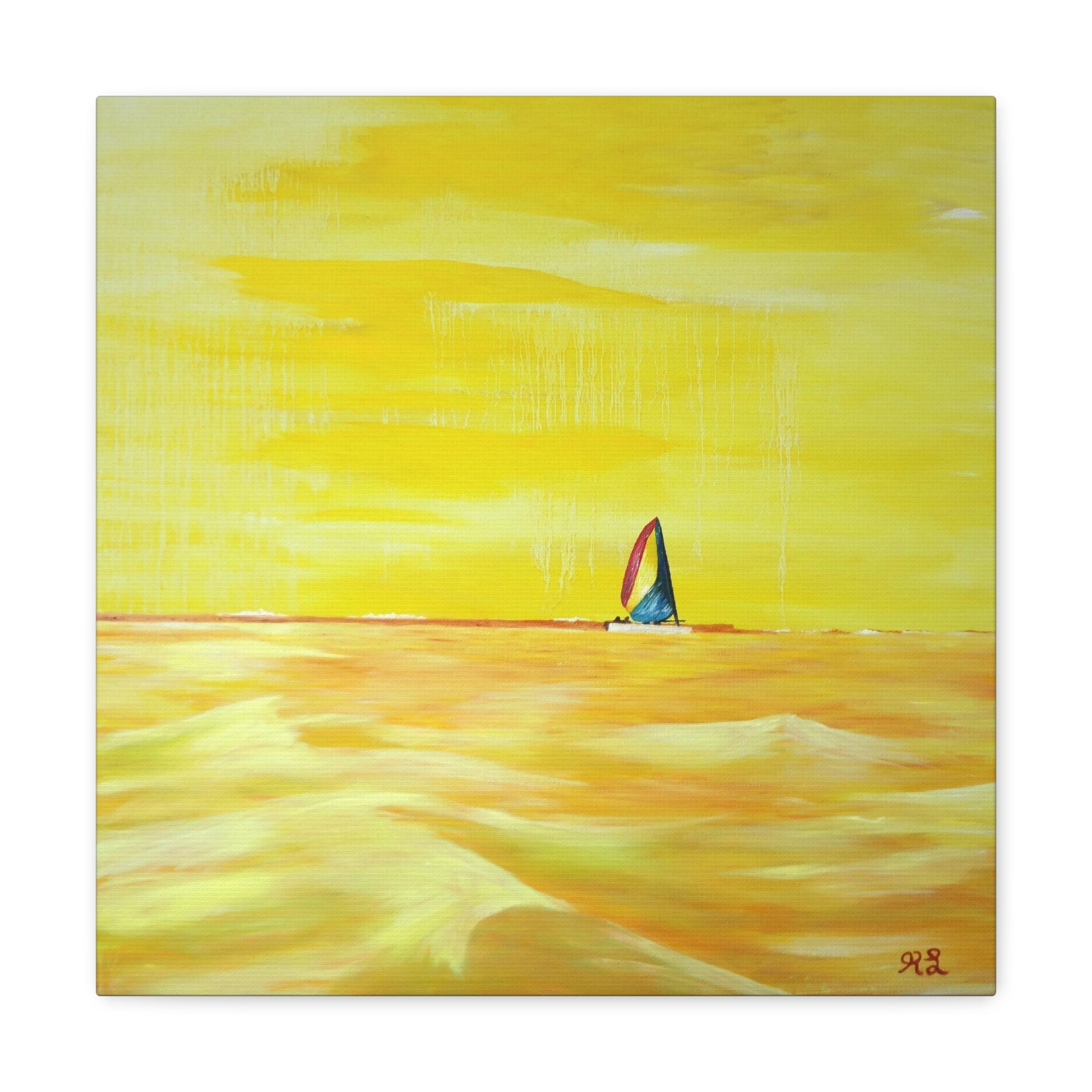 Somewhat Dominican hand painted oil painting Canvas Gallery Wraps