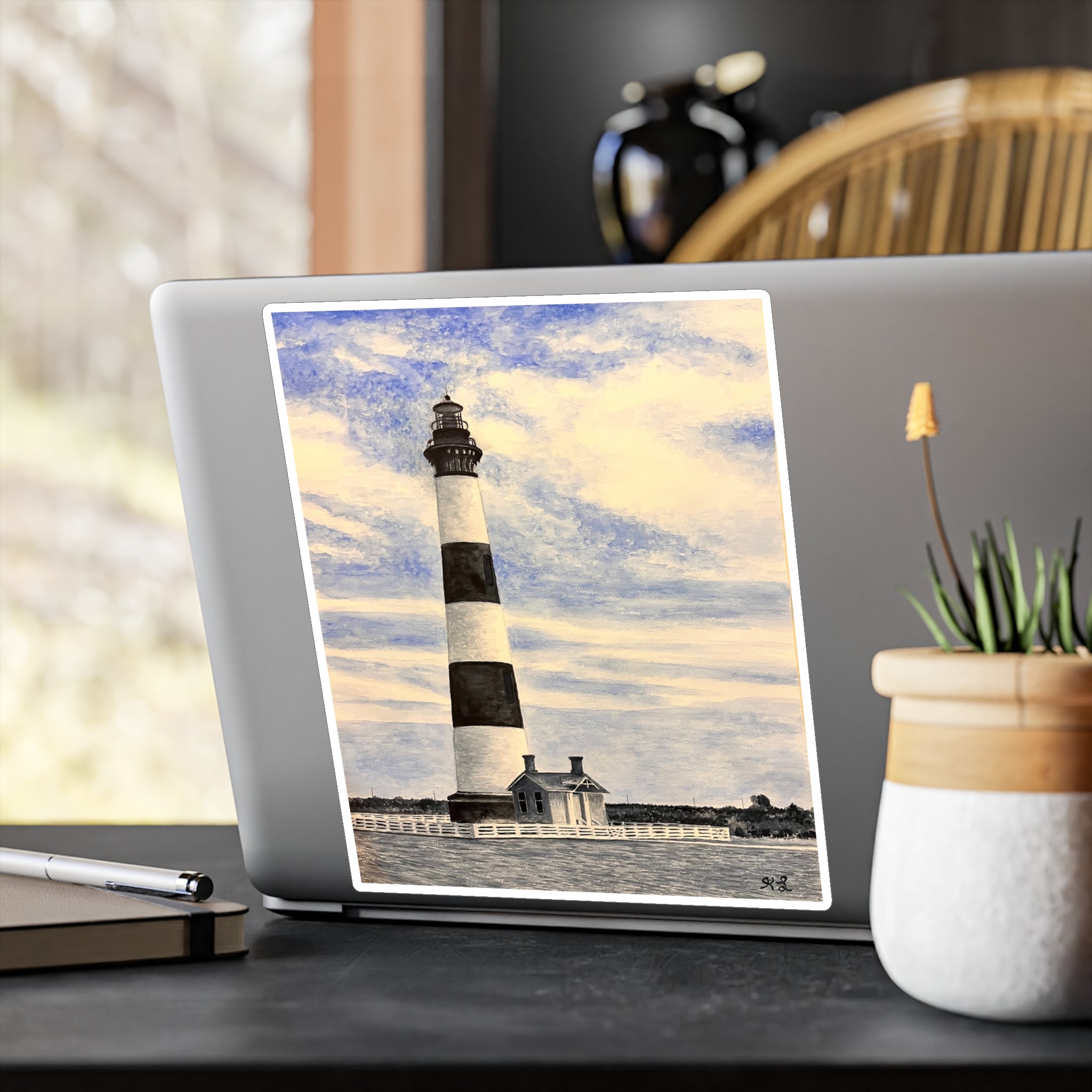 Bodie Island Lighthouse Kiss-Cut Vinyl Decals
