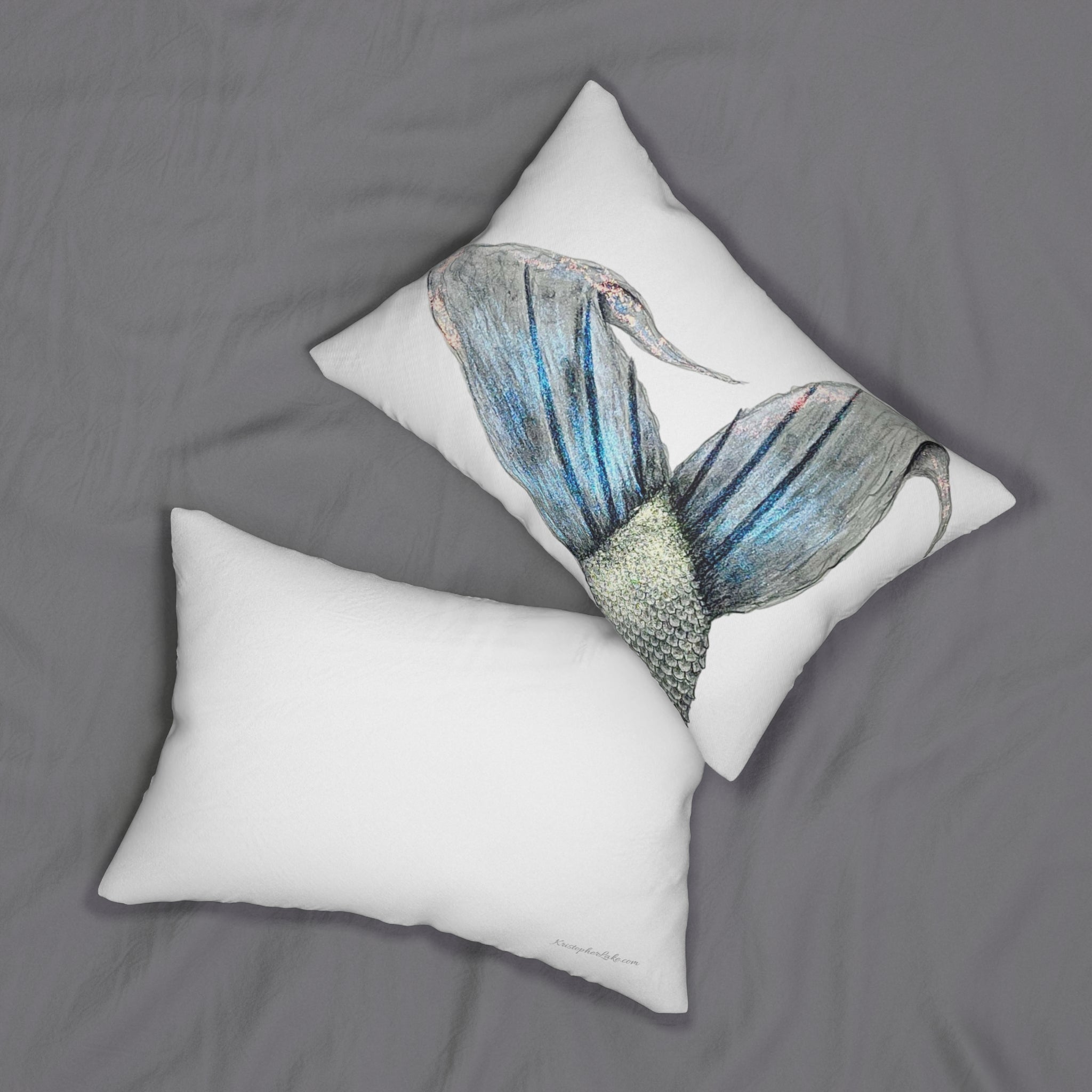 Mermaid Tail Lumbar Pillow