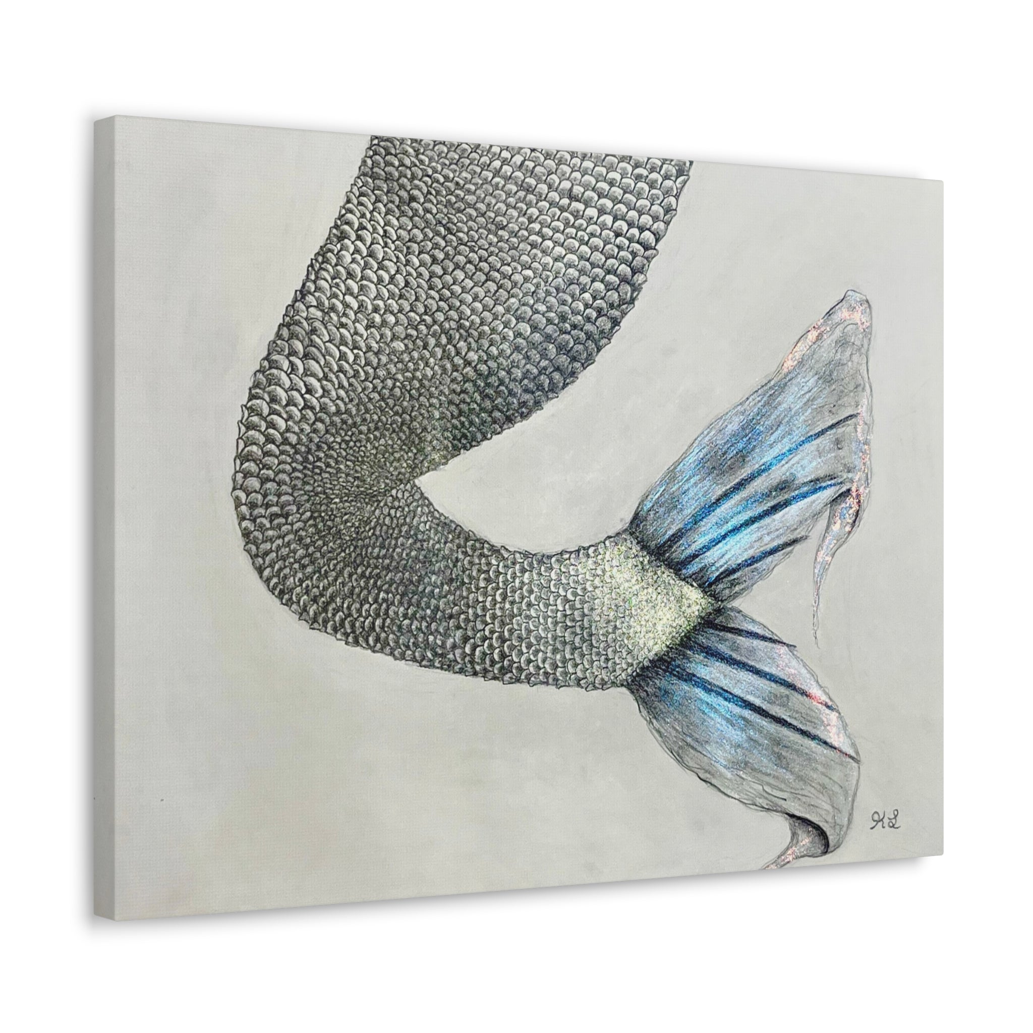 Mermaid #1 second Edition Canvas Gallery Wraps
