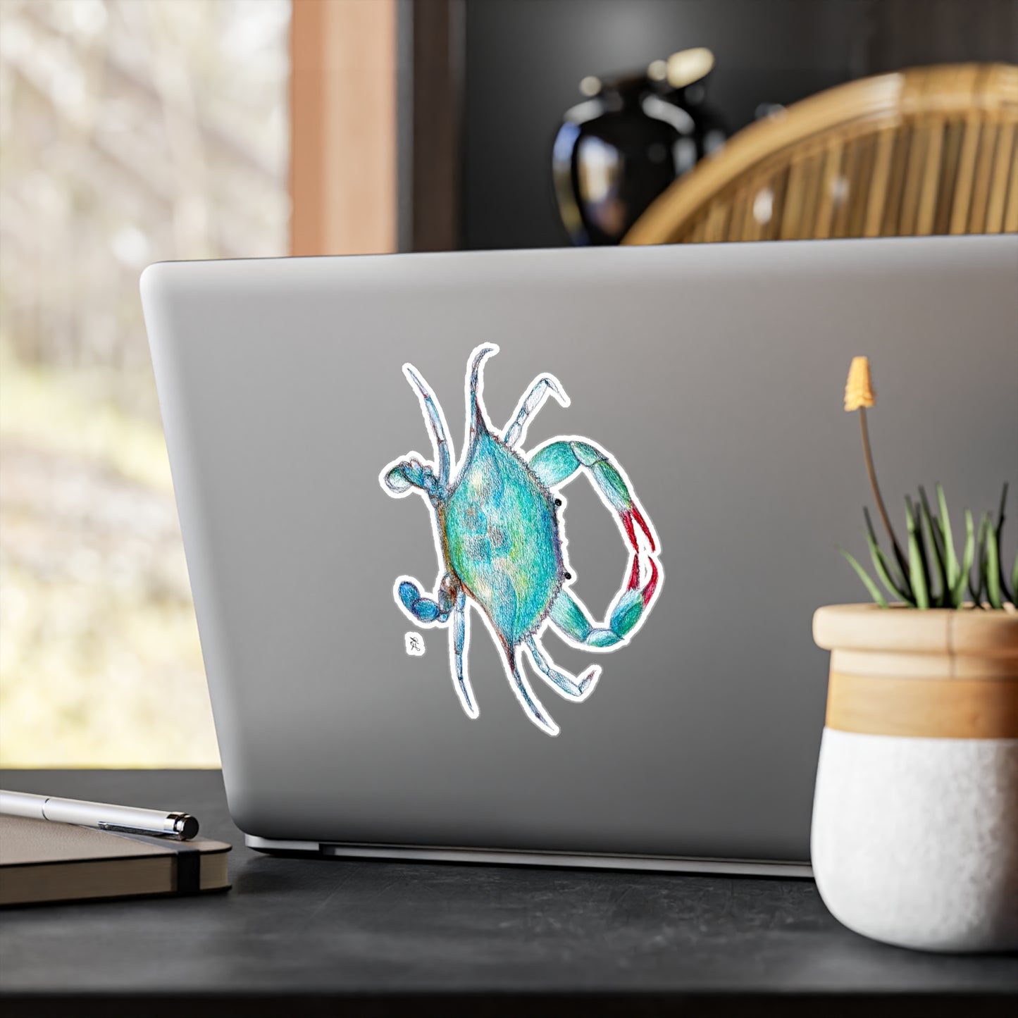 Blue Crab Vinyl Decals