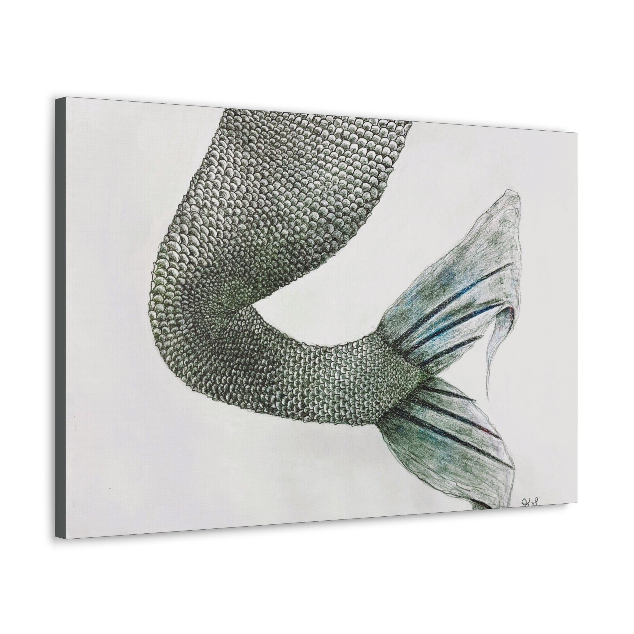 OBX Mermaid #1 Canvas Gallery Wraps