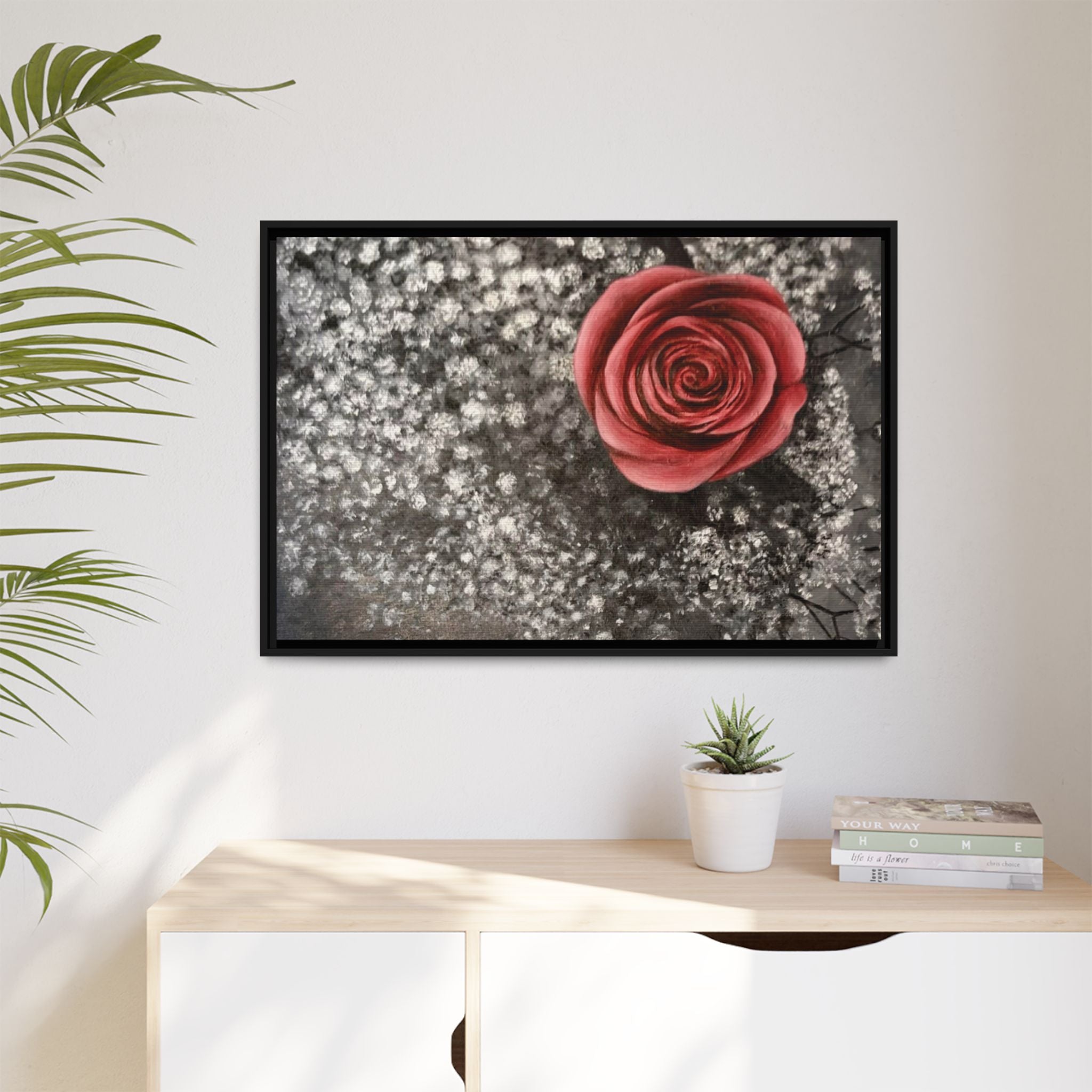 Artist Rose Wall Print