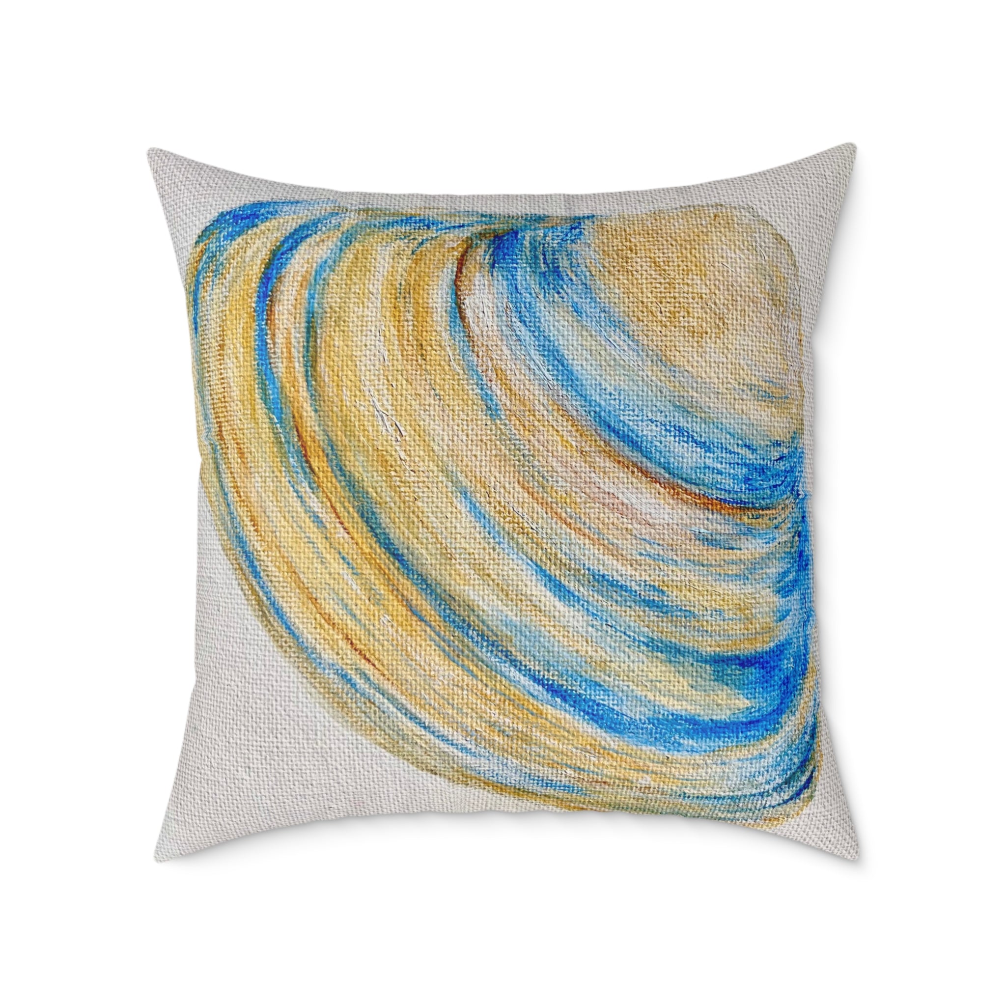 Clam Shell Square Canvas Pillow