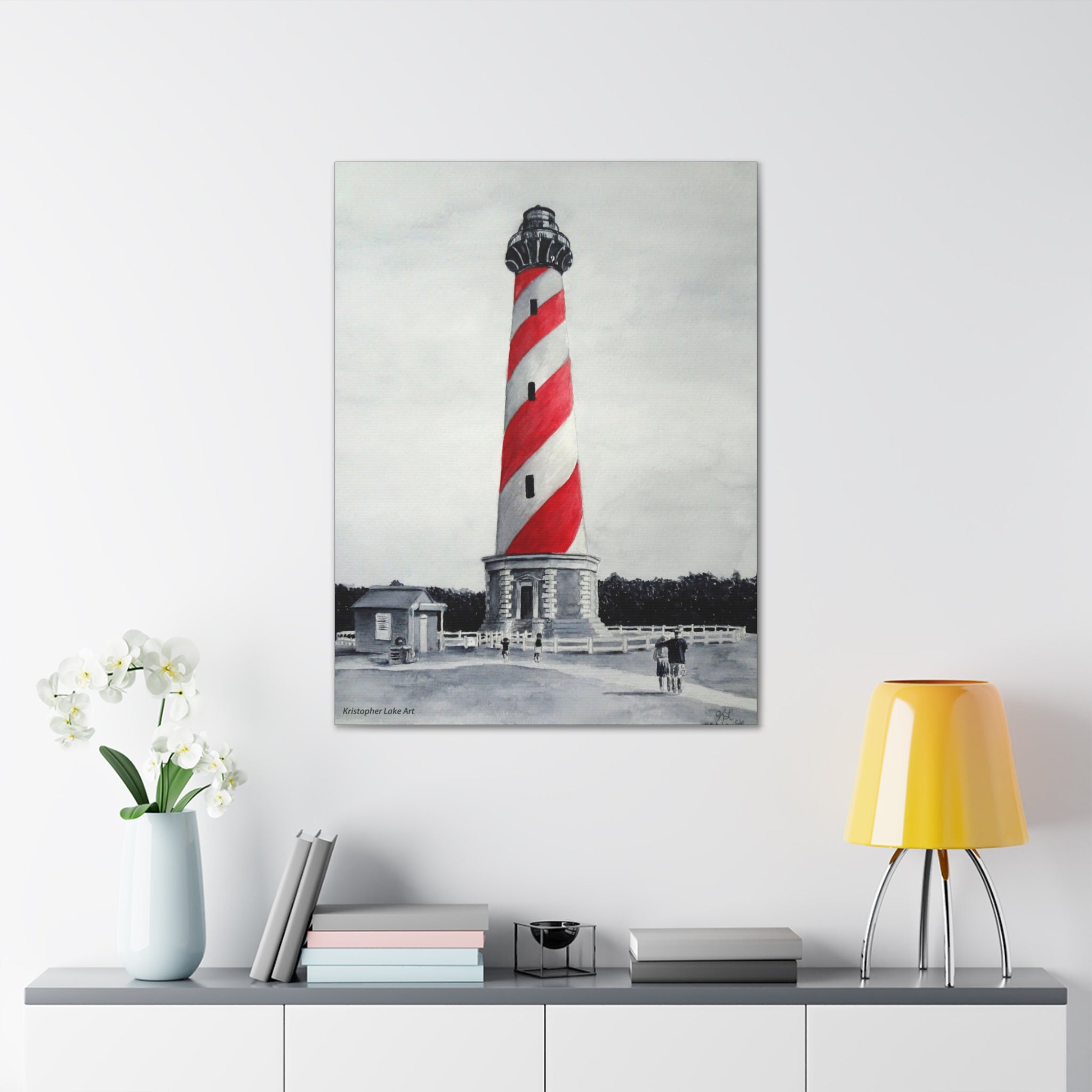 Hatteras Lighthouse (Surreal) Canvas Gallery Wraps