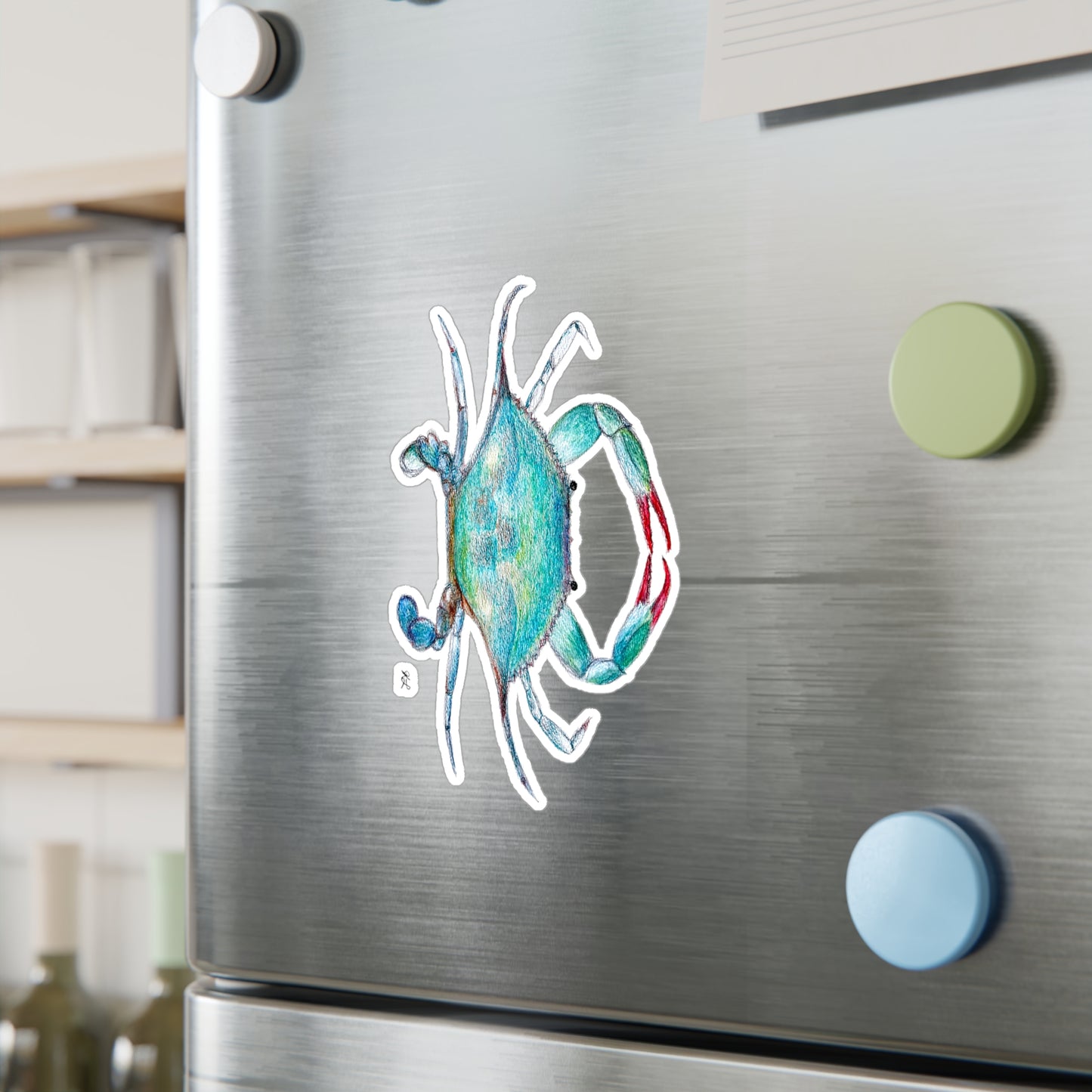 Blue Crab Vinyl Decals