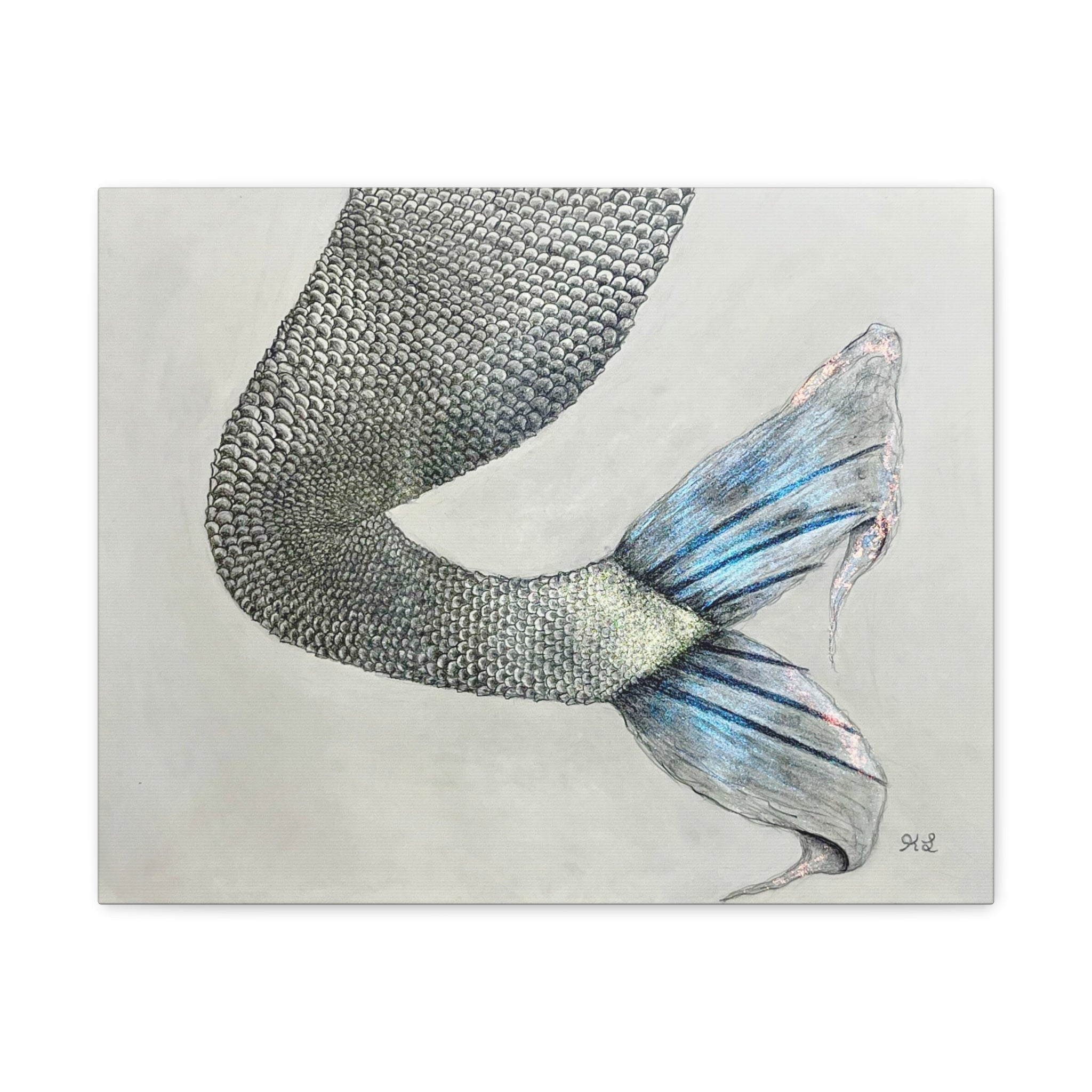 Mermaid #1 second Edition Canvas Gallery Wraps